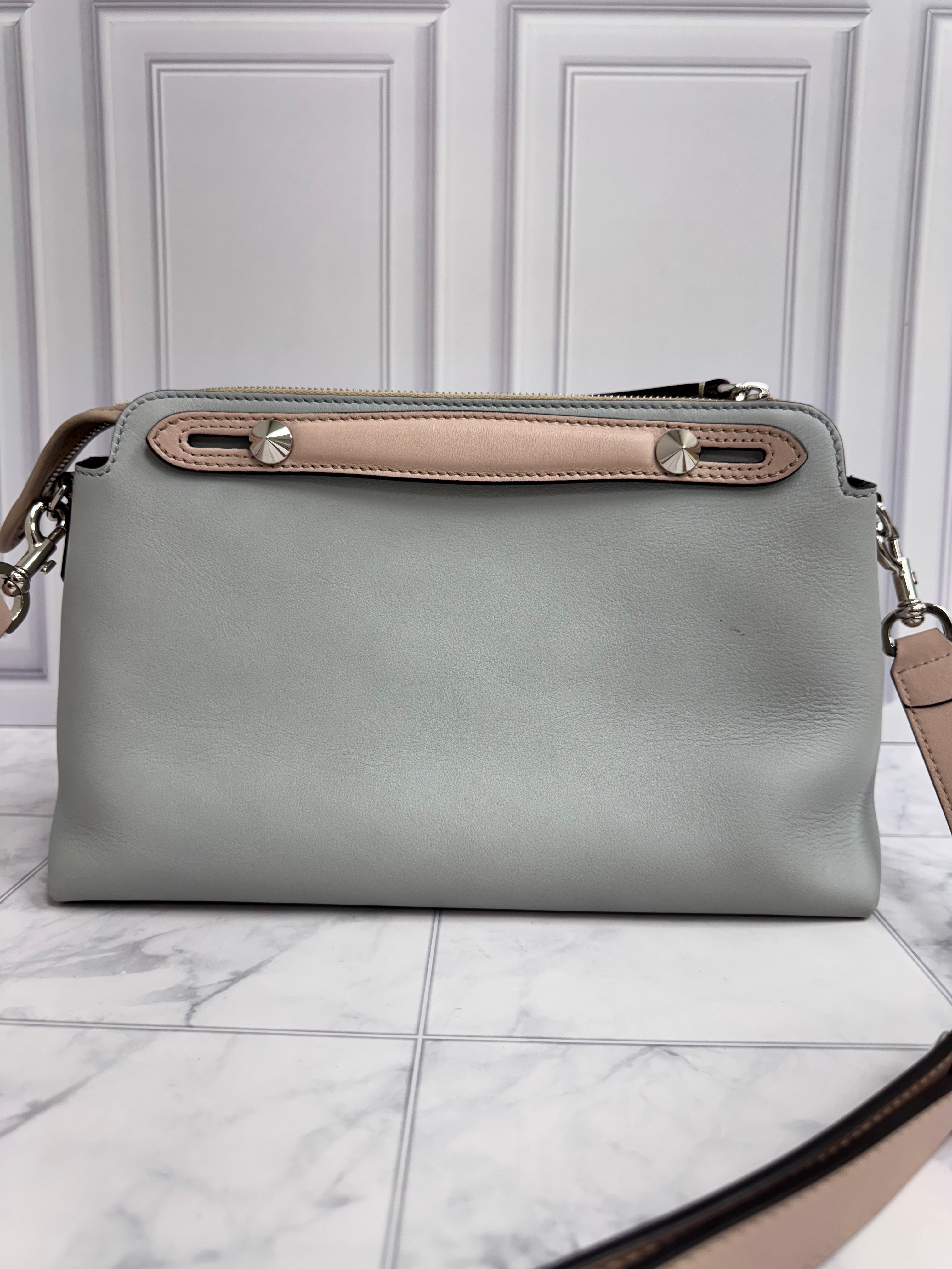 Fendi Tricolor Leather By The Way Monster 2Way Bag