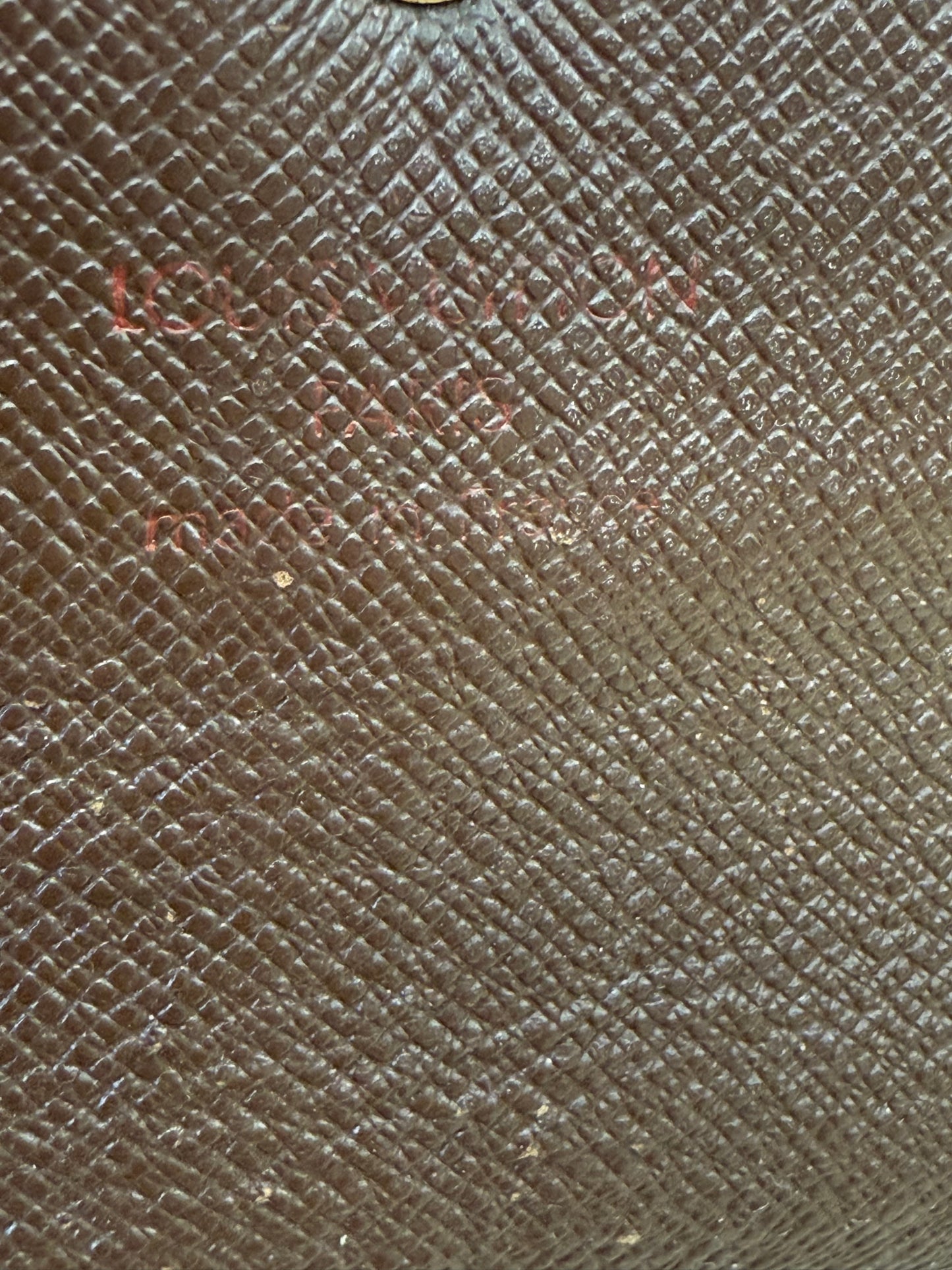 Louis Vuitton Damier Ebene Sarah Wallet