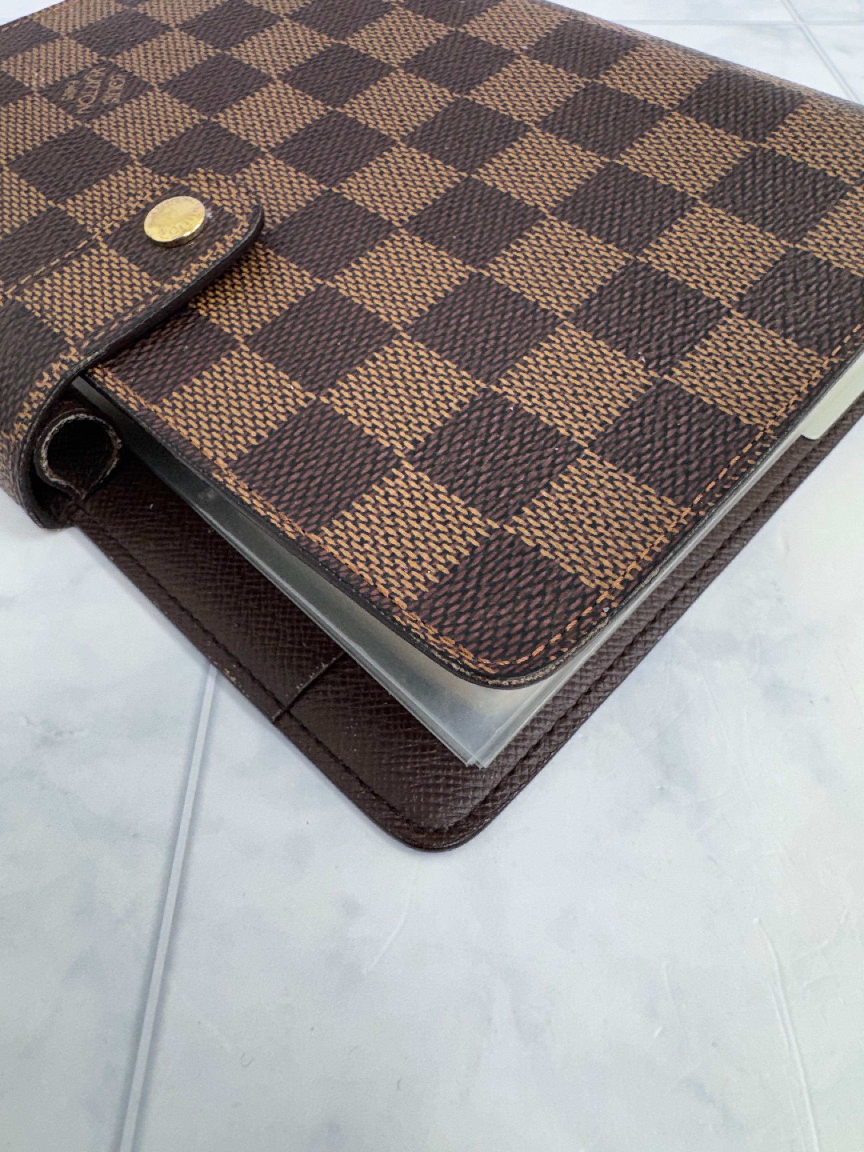 Louis Vuitton Damier Ebene Agenda MM