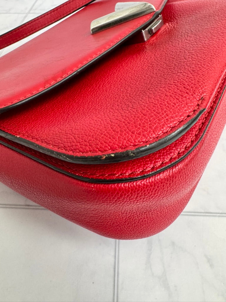 Louis Vuitton Red Monogram Leather Very Messenger Bag