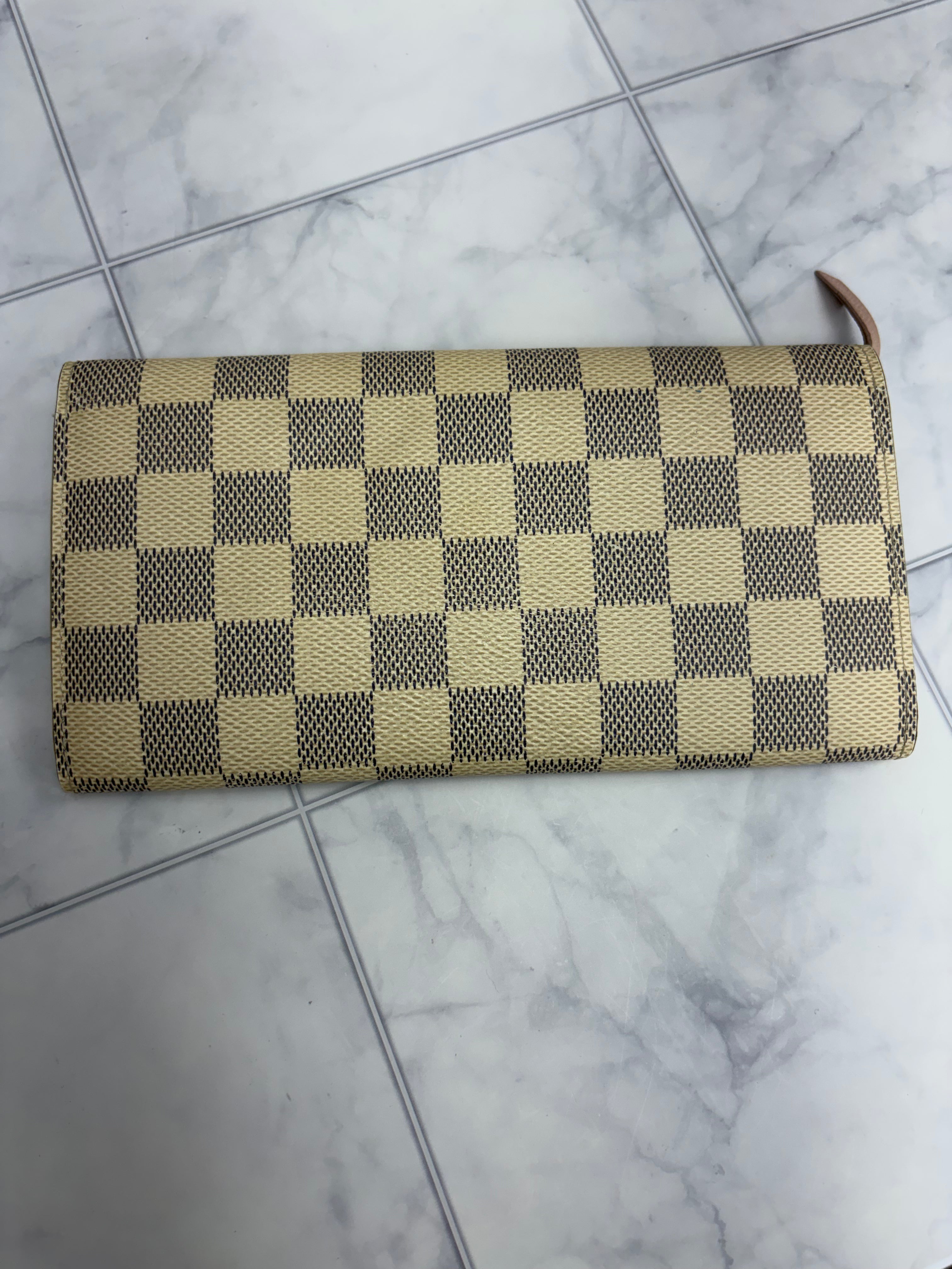 Louis Vuitton Damier Azur & Ballerine Emilie Wallet
