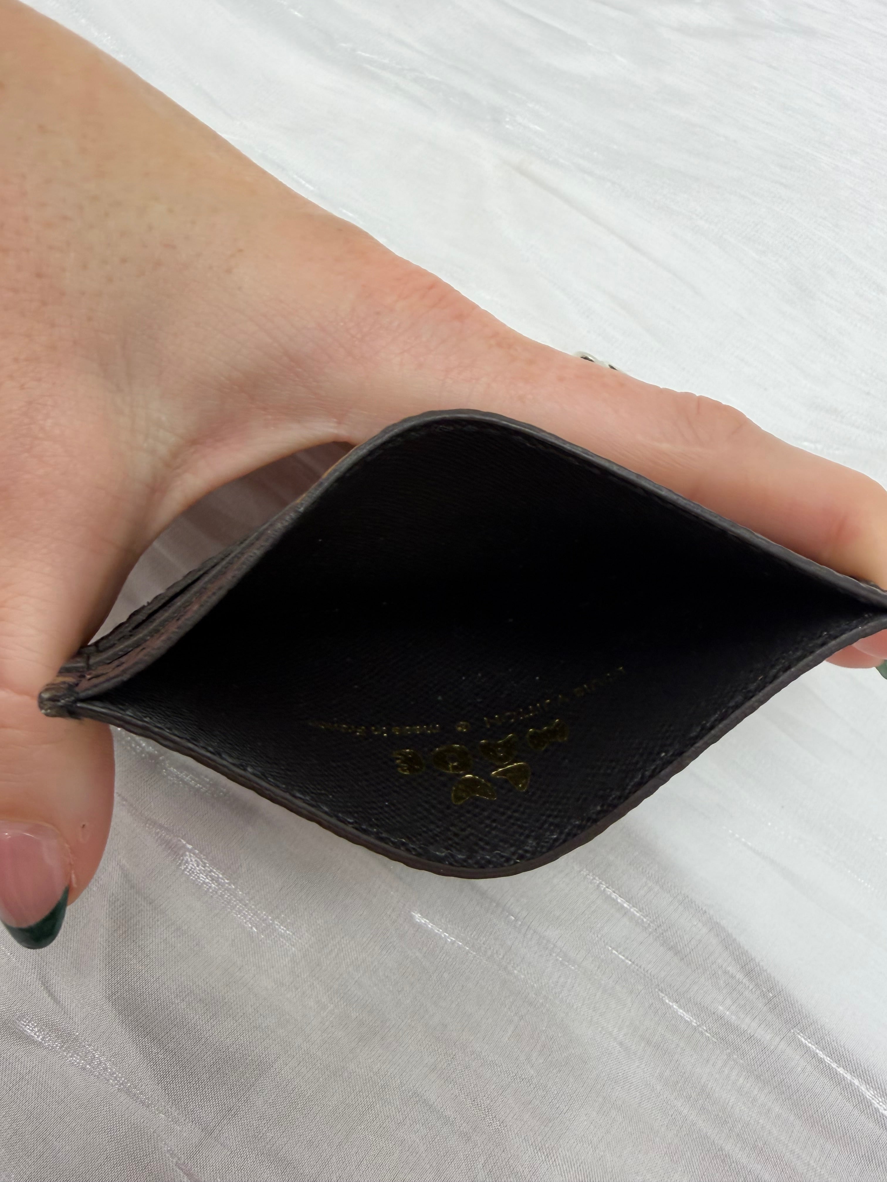 Brand New- Louis Vuitton Monogram Nigo Card Case