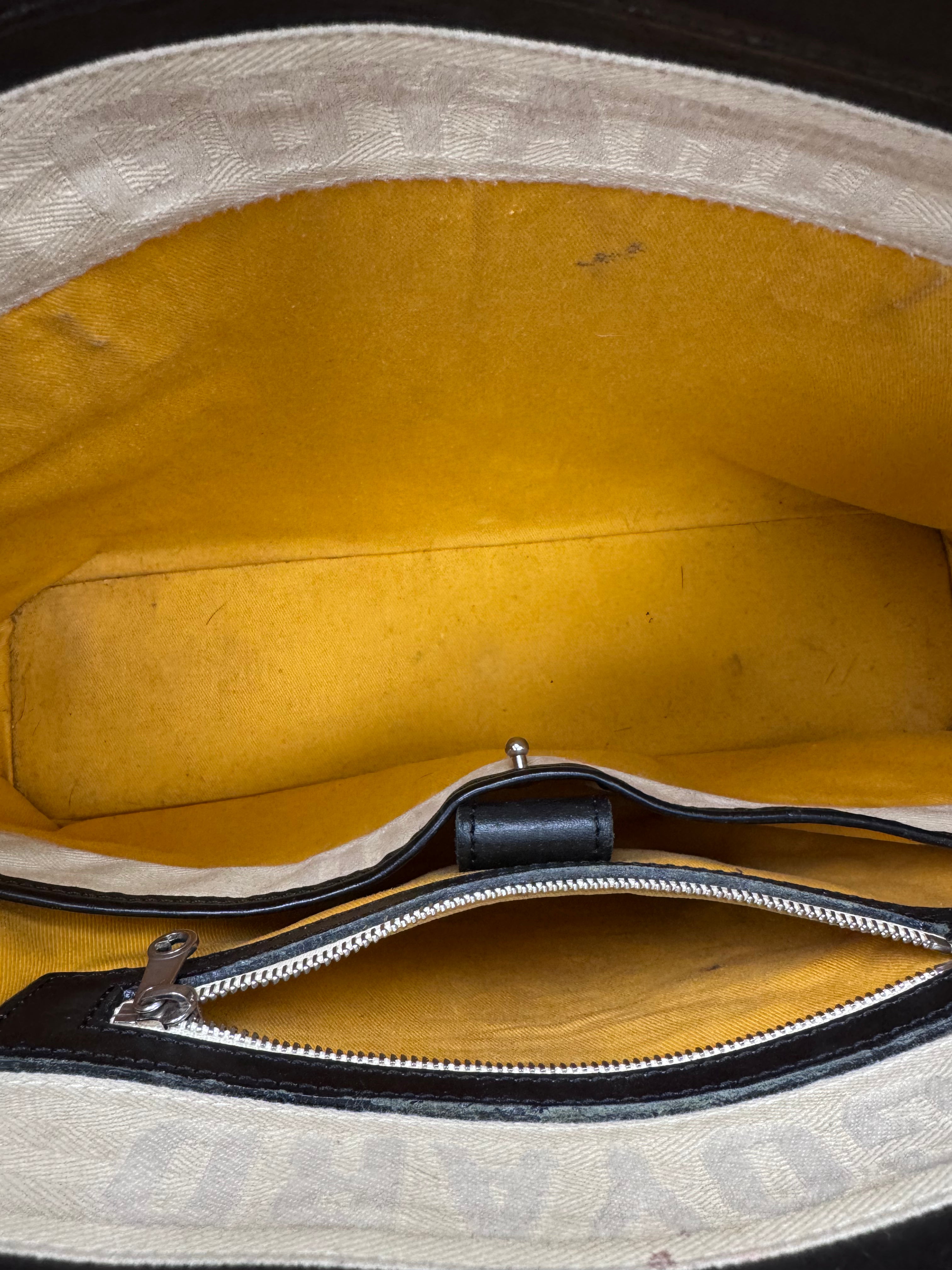 Goyard Black Goyardine Coated Canvas Okinawa PM Tote Bag