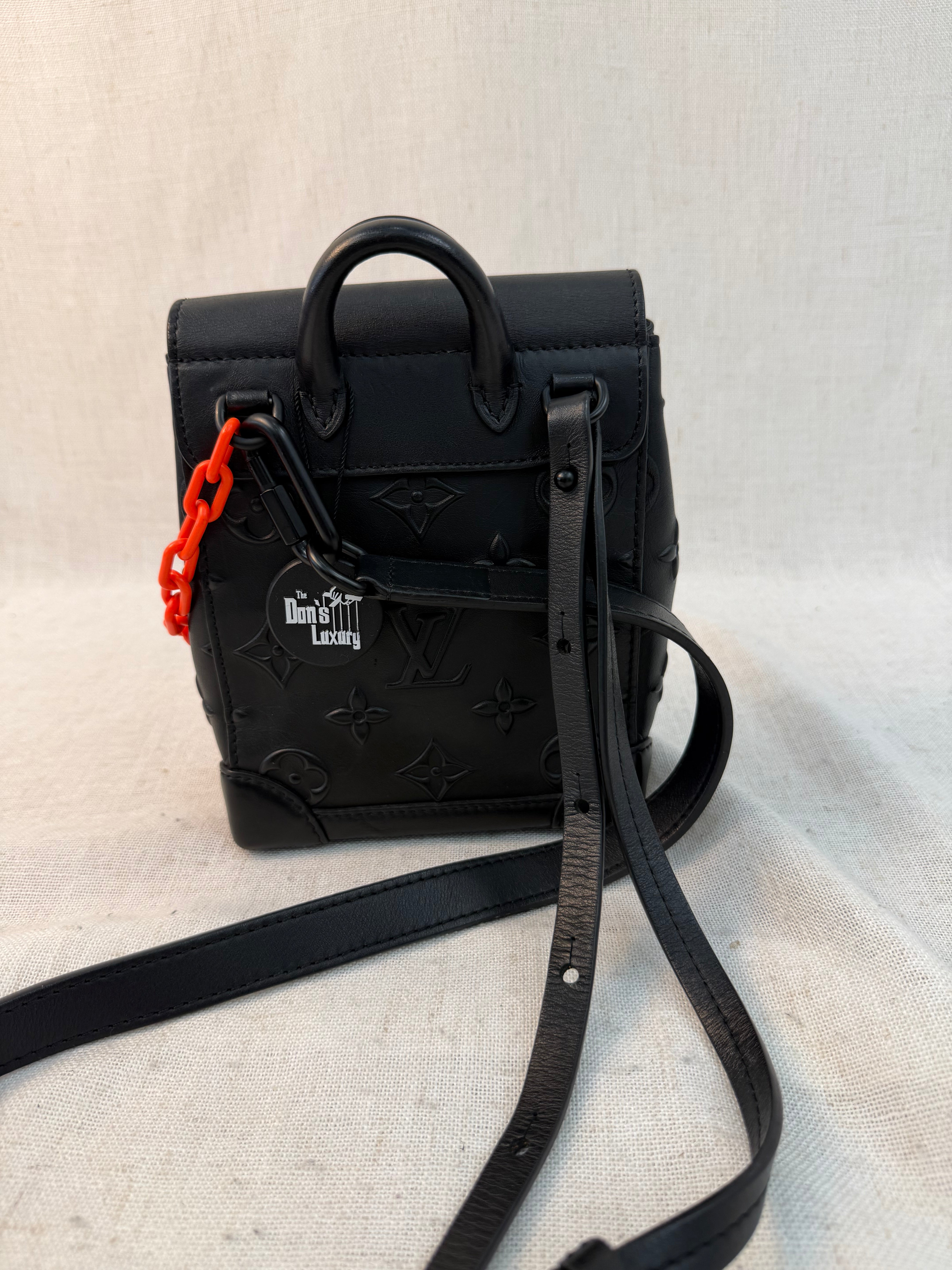 Louis Vuitton Monogram Black Seal Steamer XS