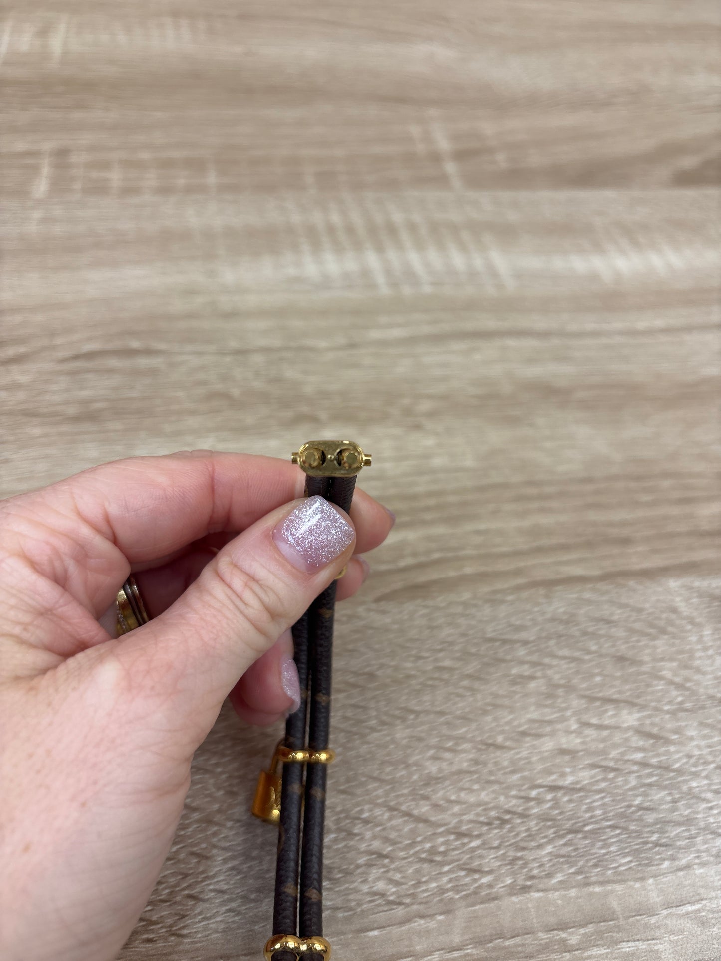 Louis Vuitton Monogram Bracelet With Lock