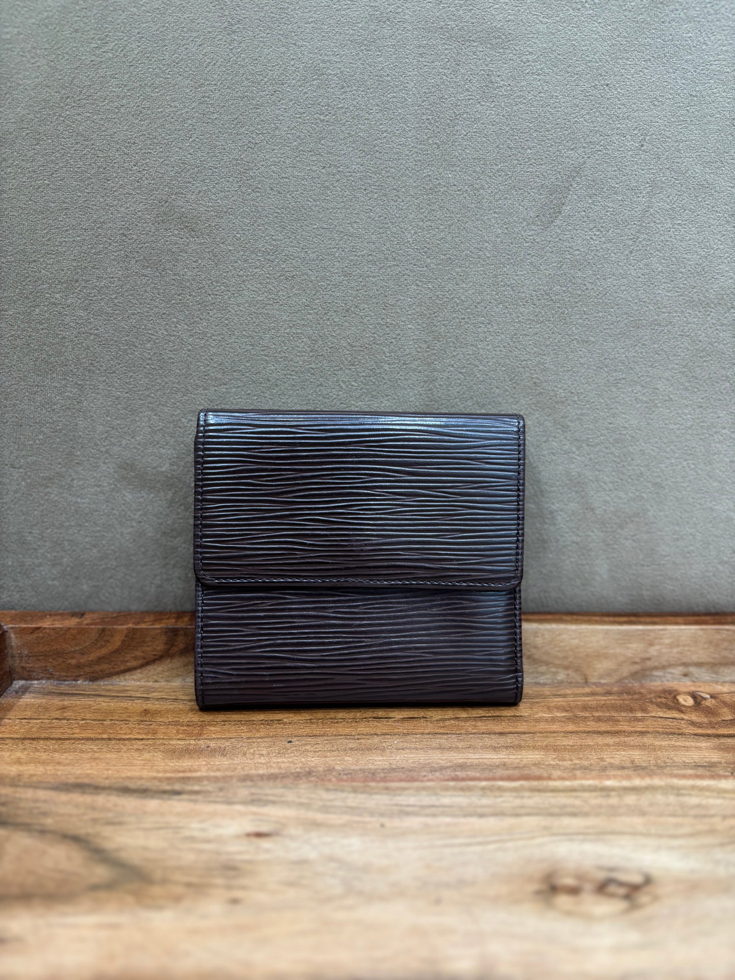 Louis Vuitton Brown Epi Leather Elise Wallet