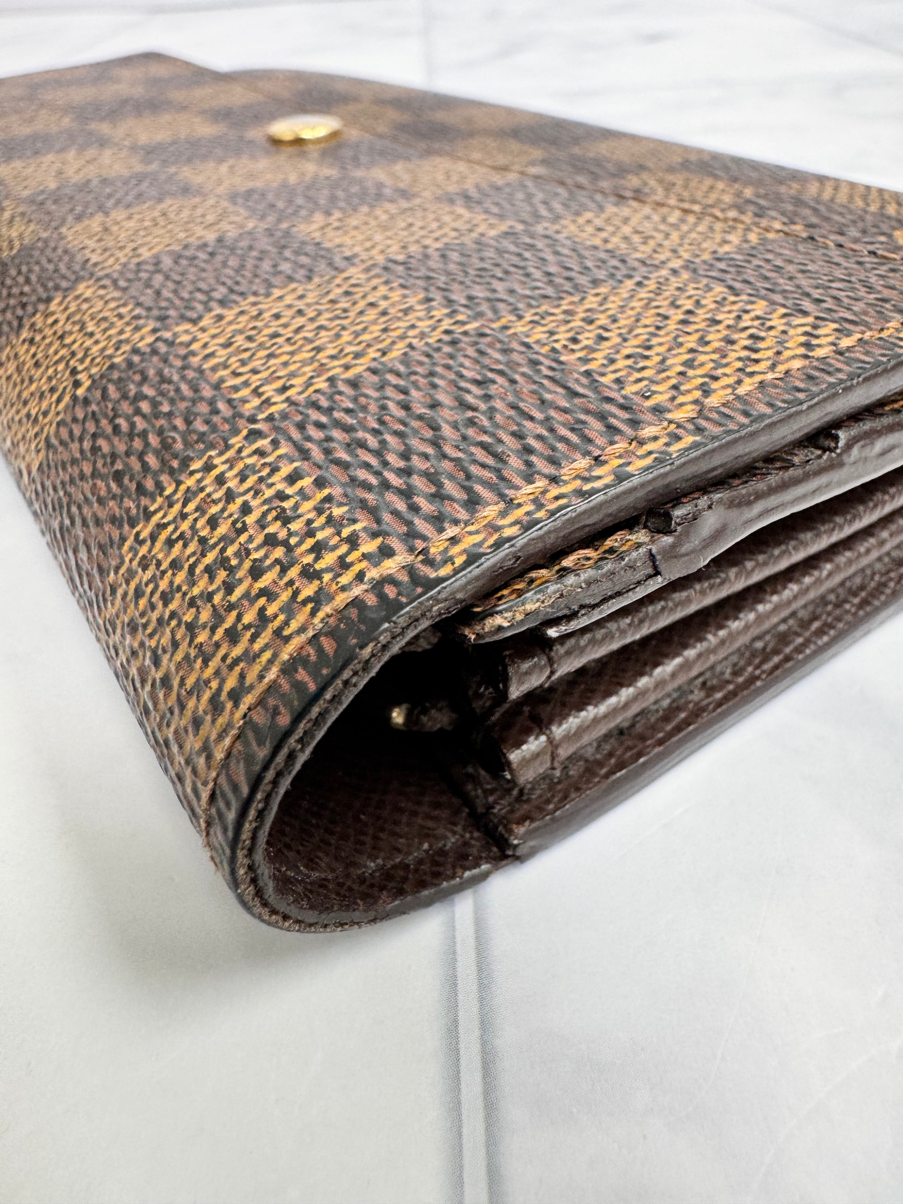 Louis Vuitton Damier Ebene Sarah Wallet