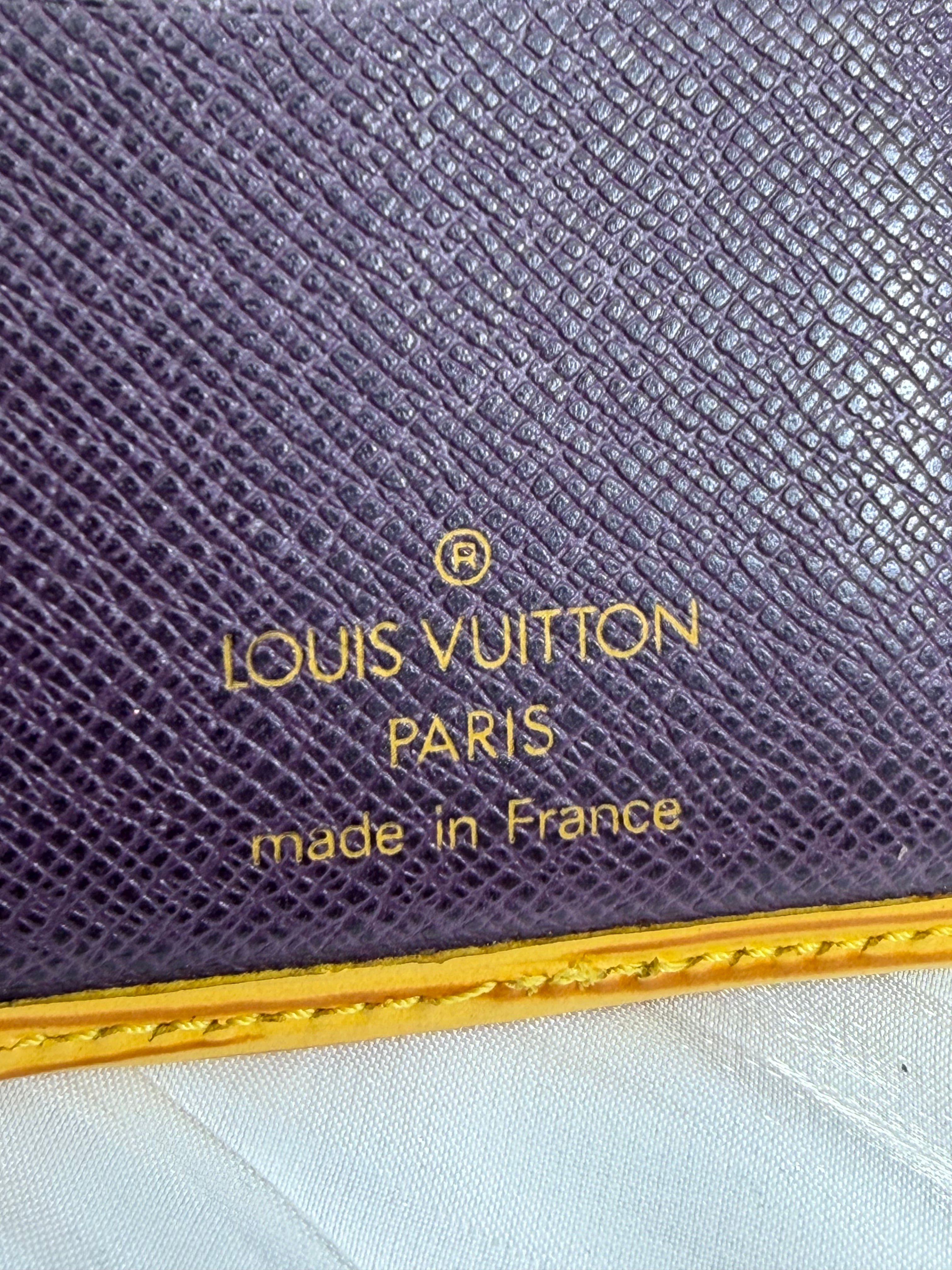 Louis Vuitton Yellow Epi Pocket Organizer