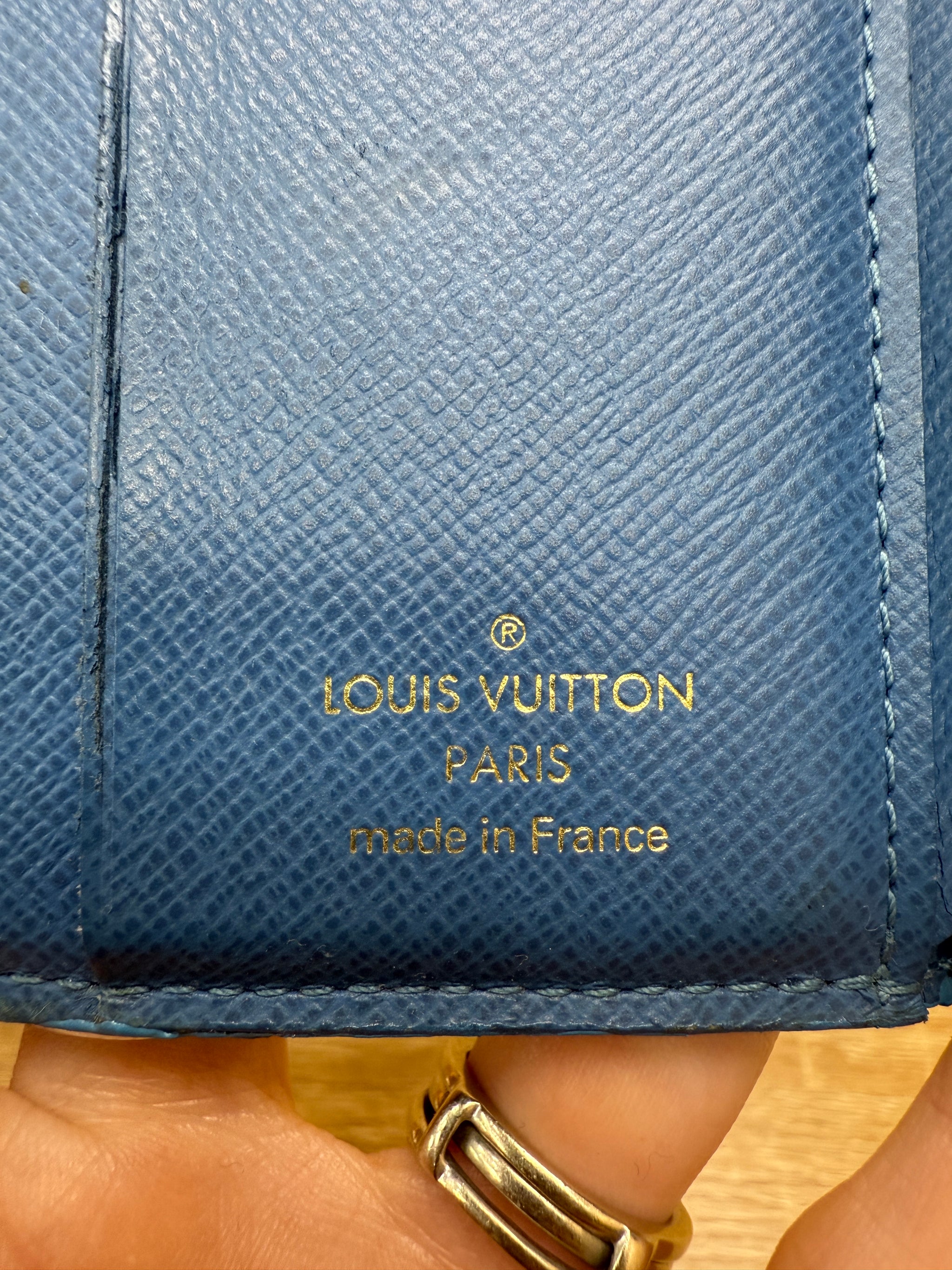 Louis Vuitton Monogram & Blue Jean Zoe Wallet