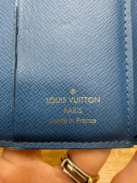 Louis Vuitton Monogram & Blue Jean Zoe Wallet
