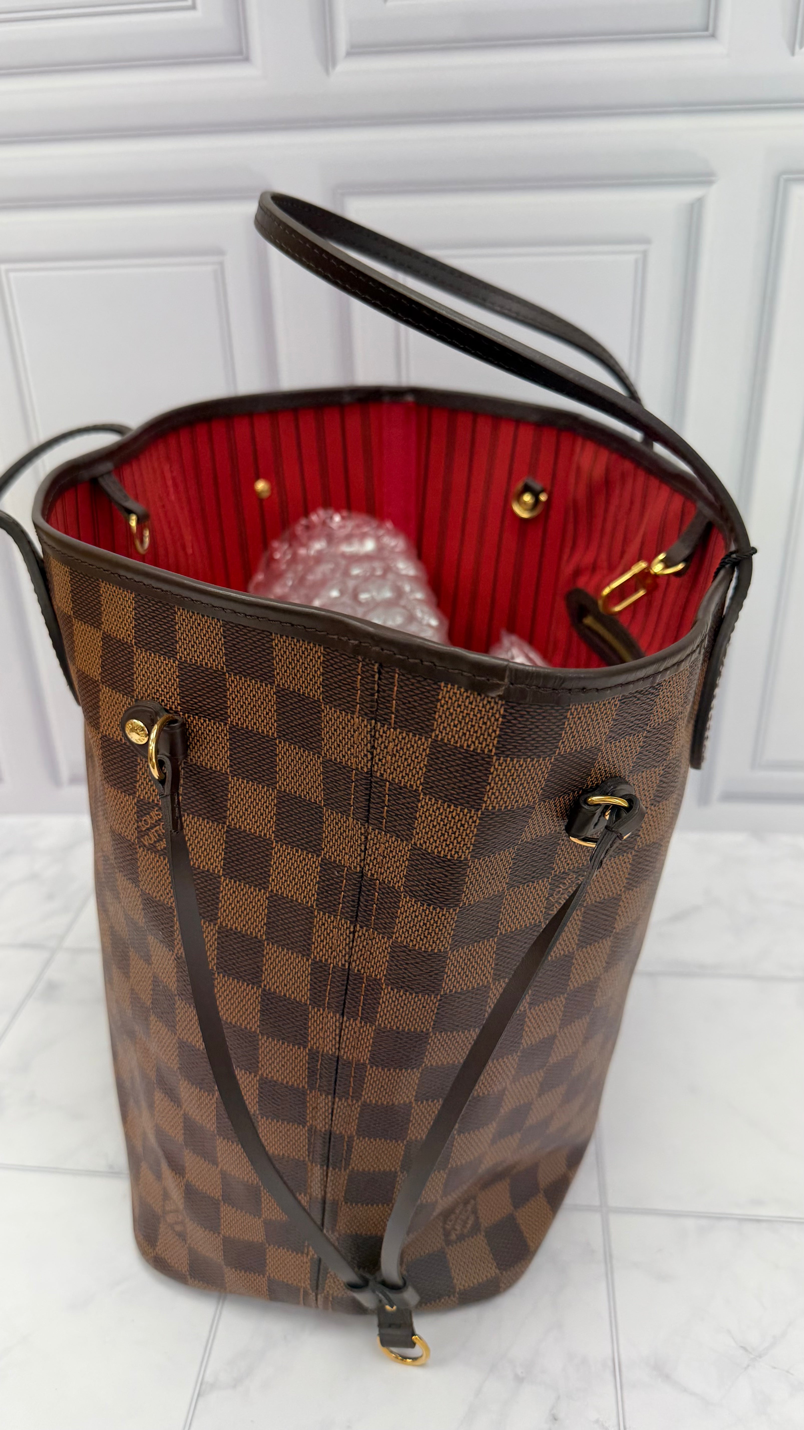 *DONS DROP* Louis Vuitton Damier Ebene Neverfull MM Tote Bag