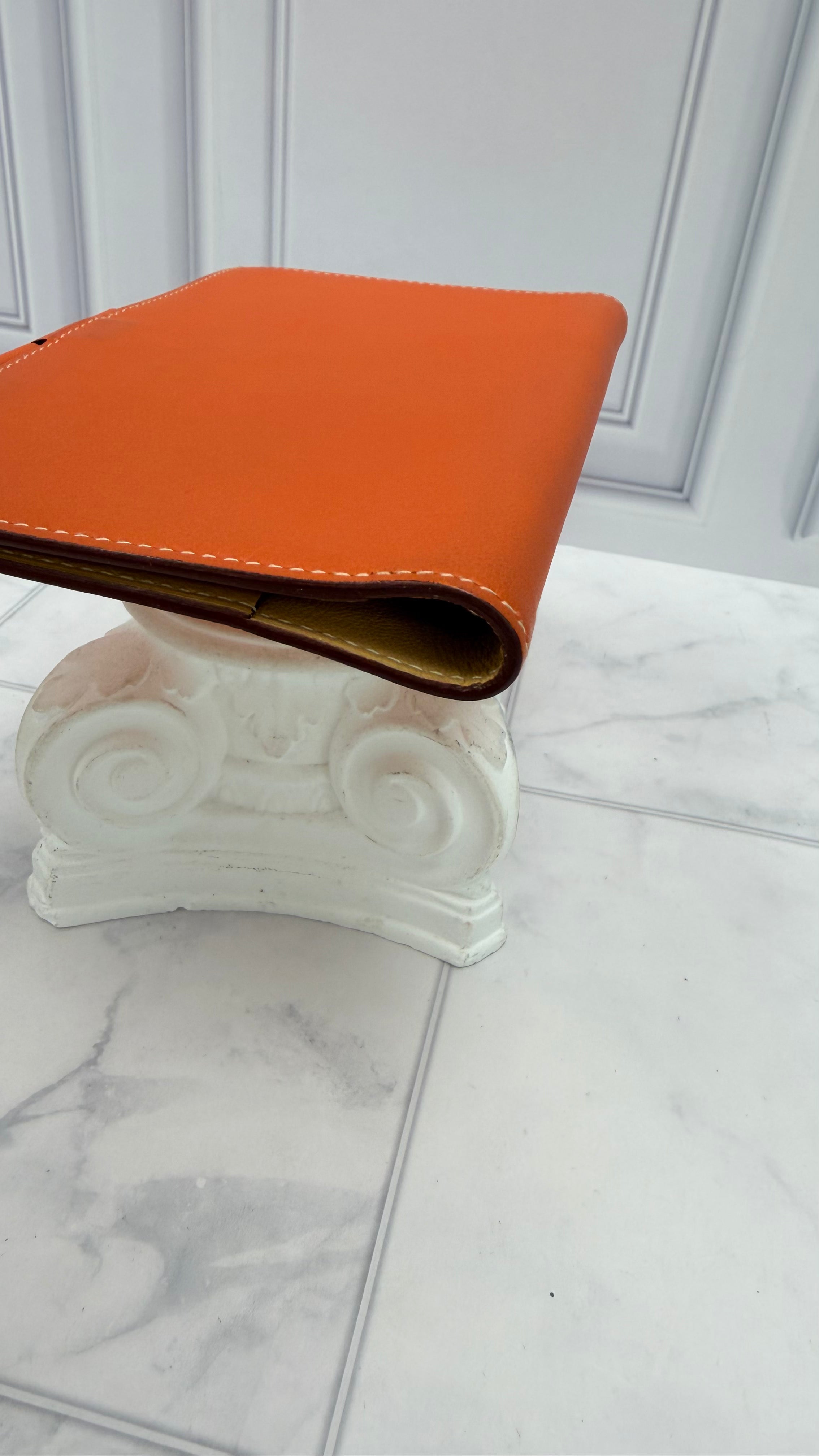 Hermes Orange Swift Leather Agenda Cover
