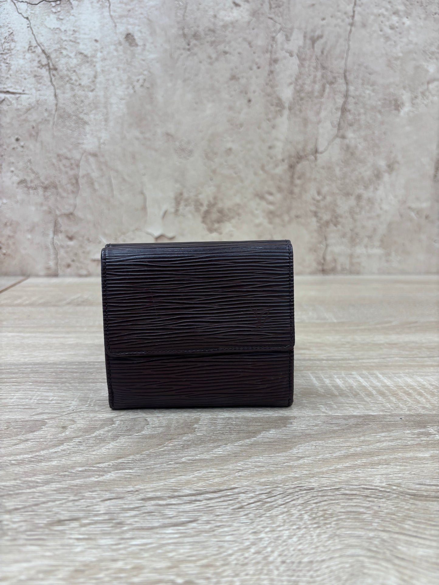 Louis Vuitton Brown Epi Leather Elise Wallet