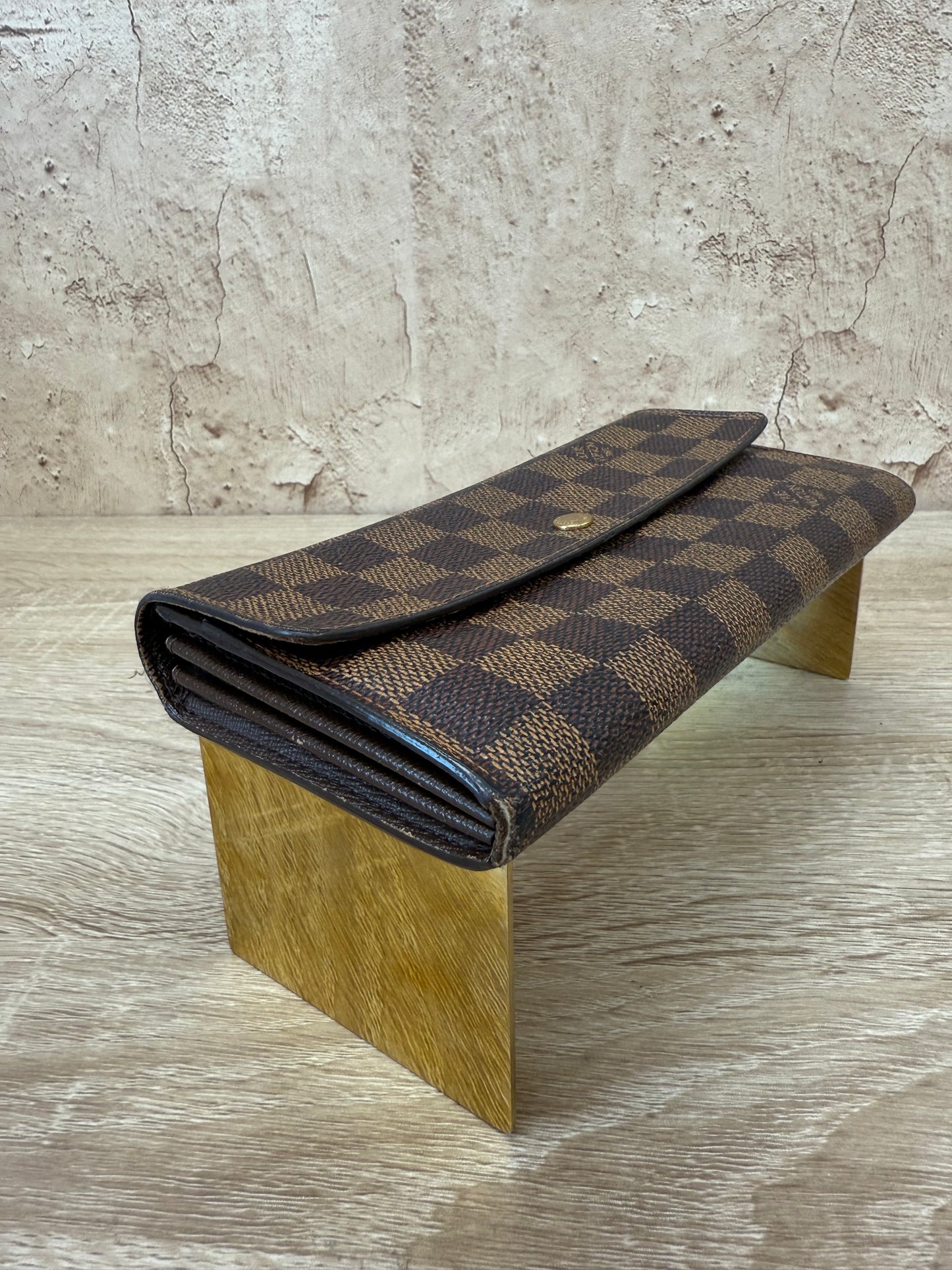 Louis Vuitton Damier Ebene Sarah Wallet