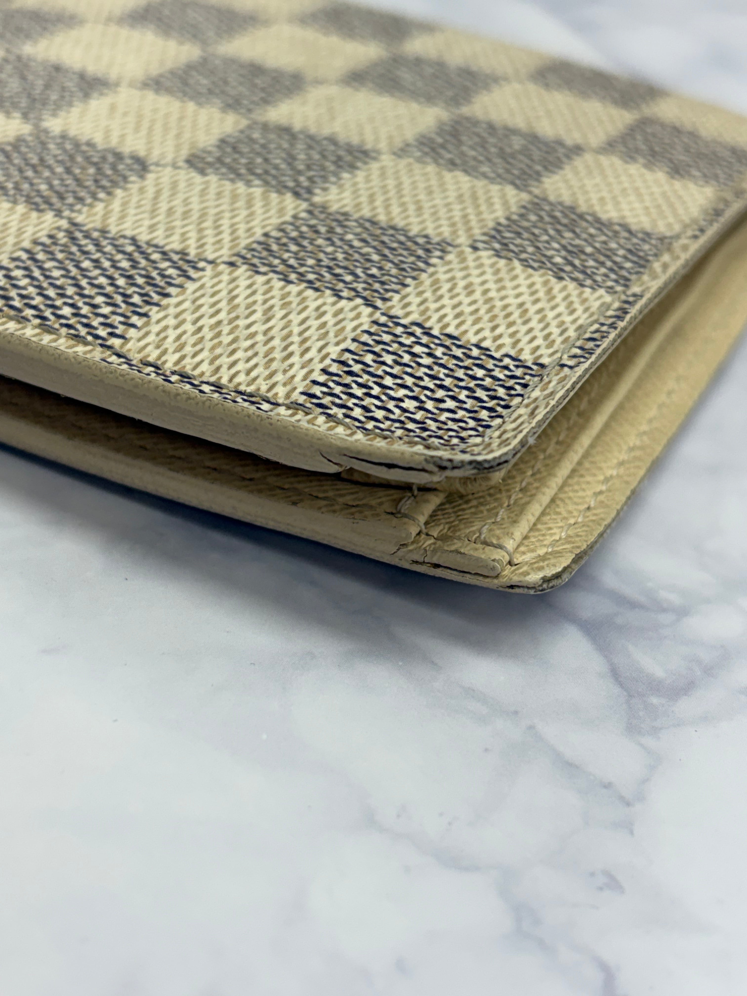 Louis Vuitton Damier Azur Bifold Compact Wallet