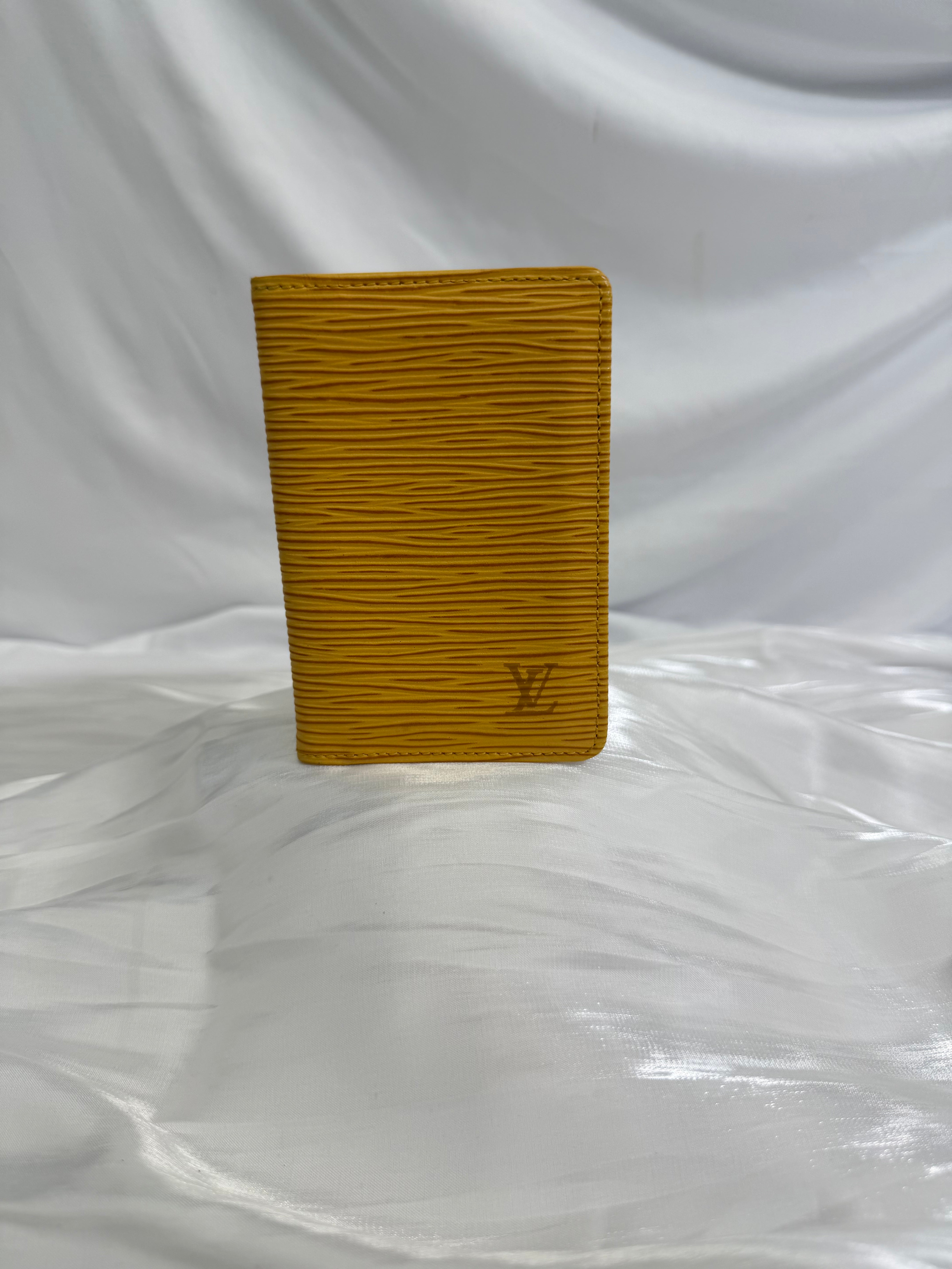 Louis Vuitton Yellow Epi Pocket Organizer