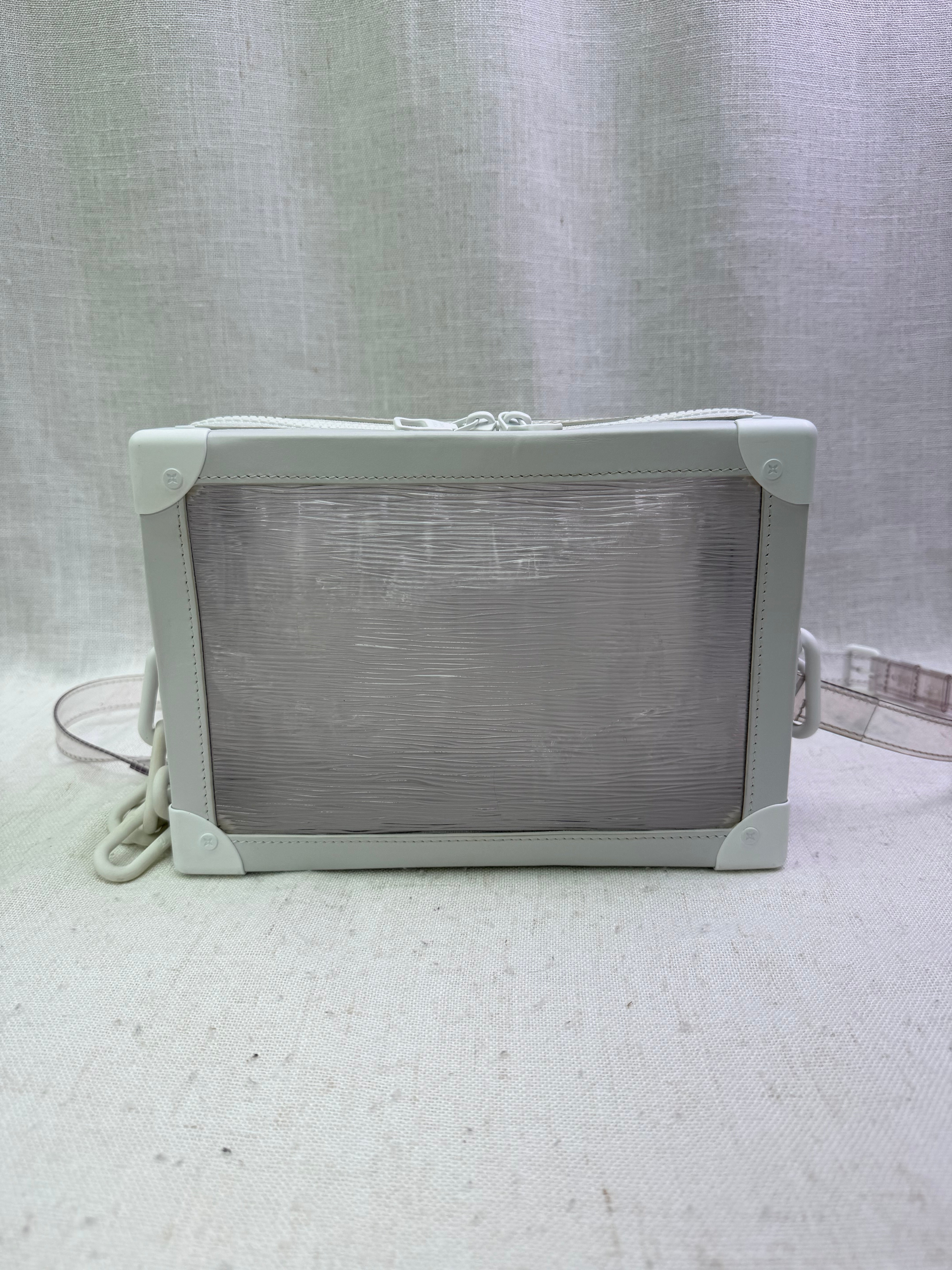 Louis Vuitton White PVC Epi Plage Soft Trunk