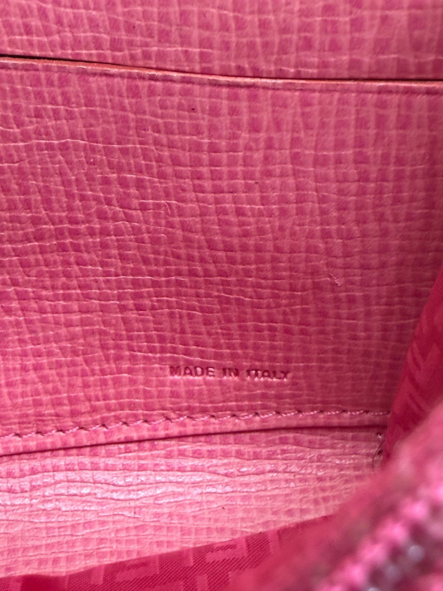 Fendi Zucca Coated Canvas Zippy Wallet