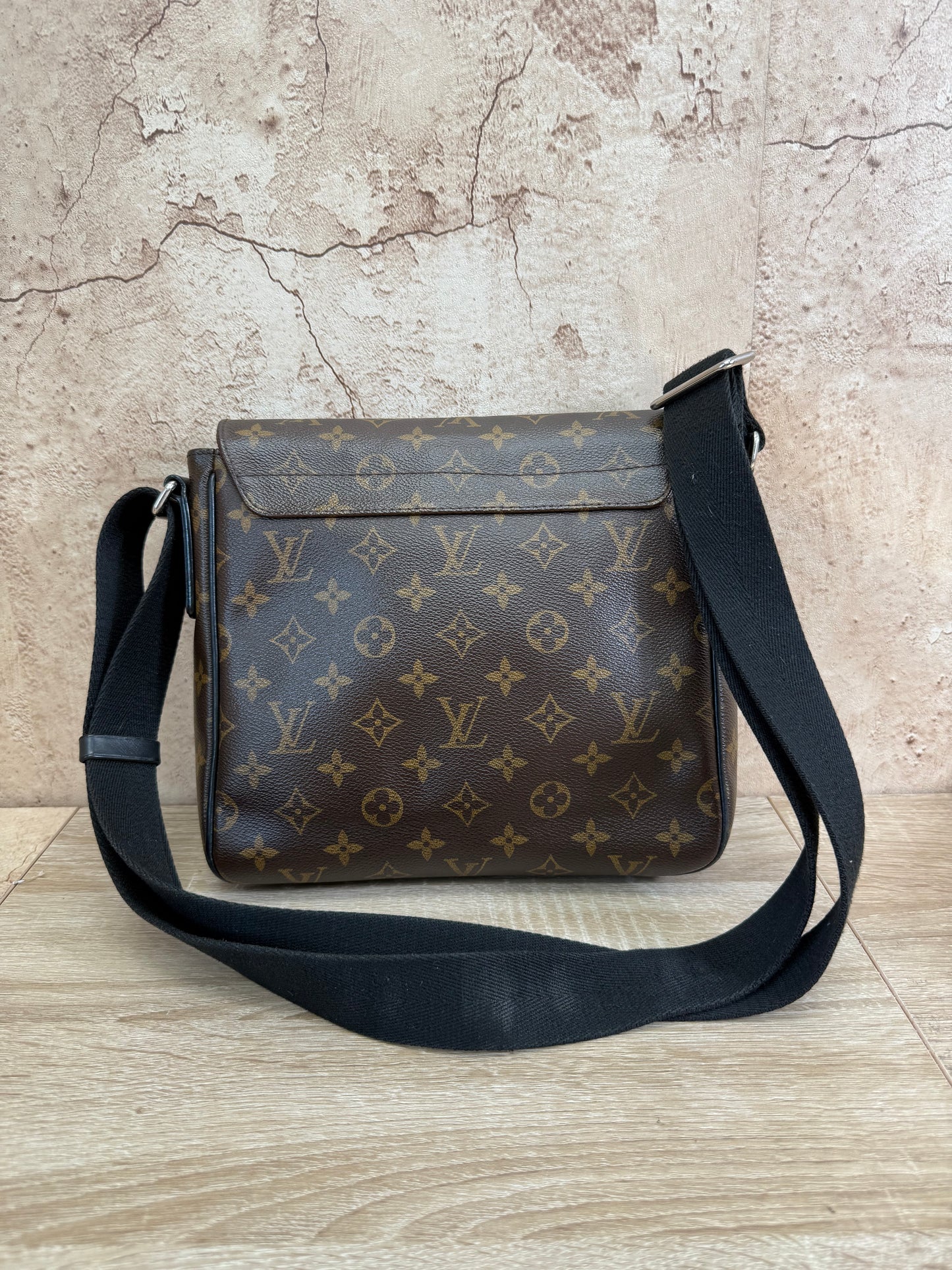 Louis Vuitton Monogram Macassar District Messenger Bag
