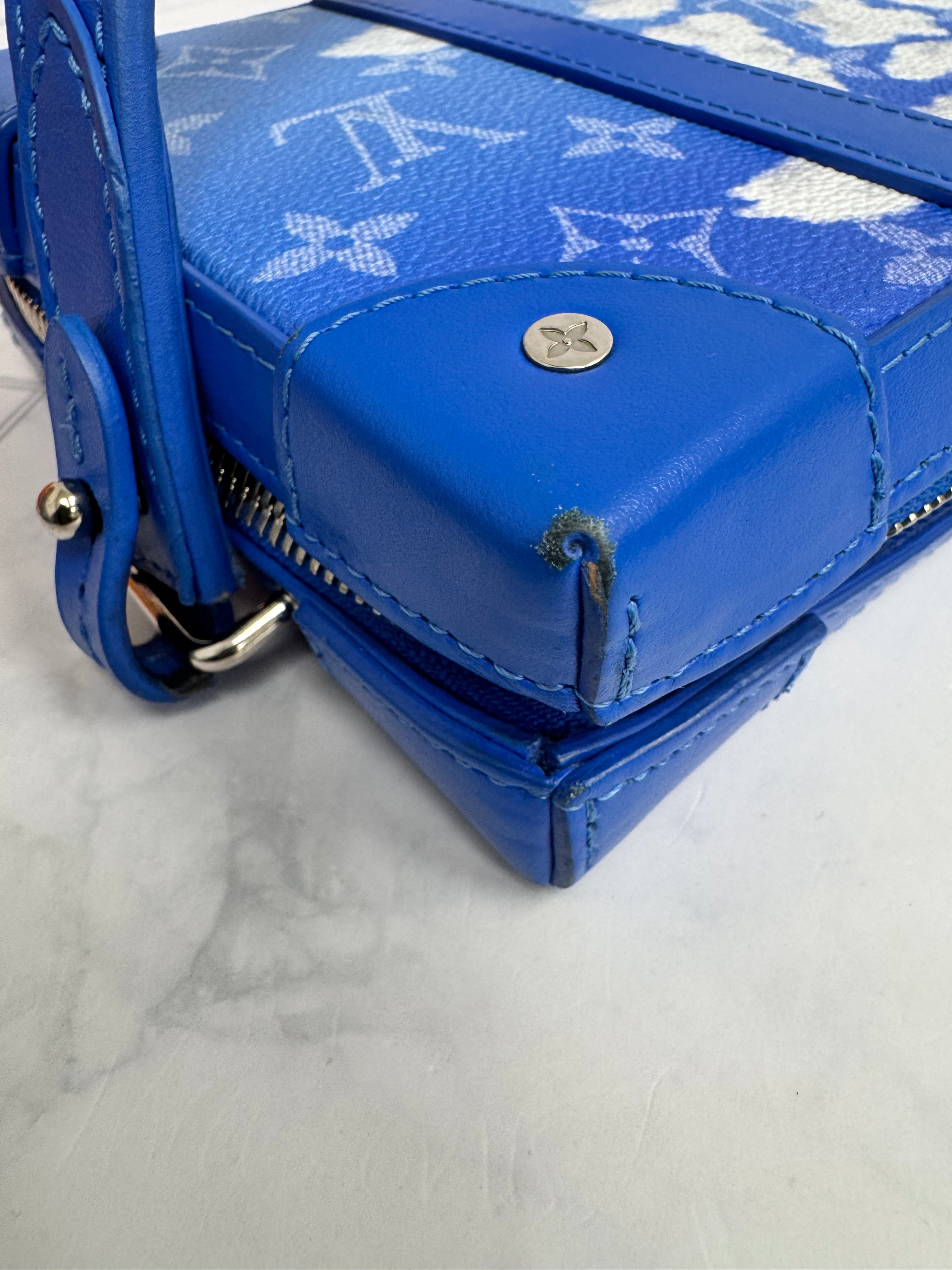Louis Vuitton Blue Monogram Clouds Soft Trunk Crossbody