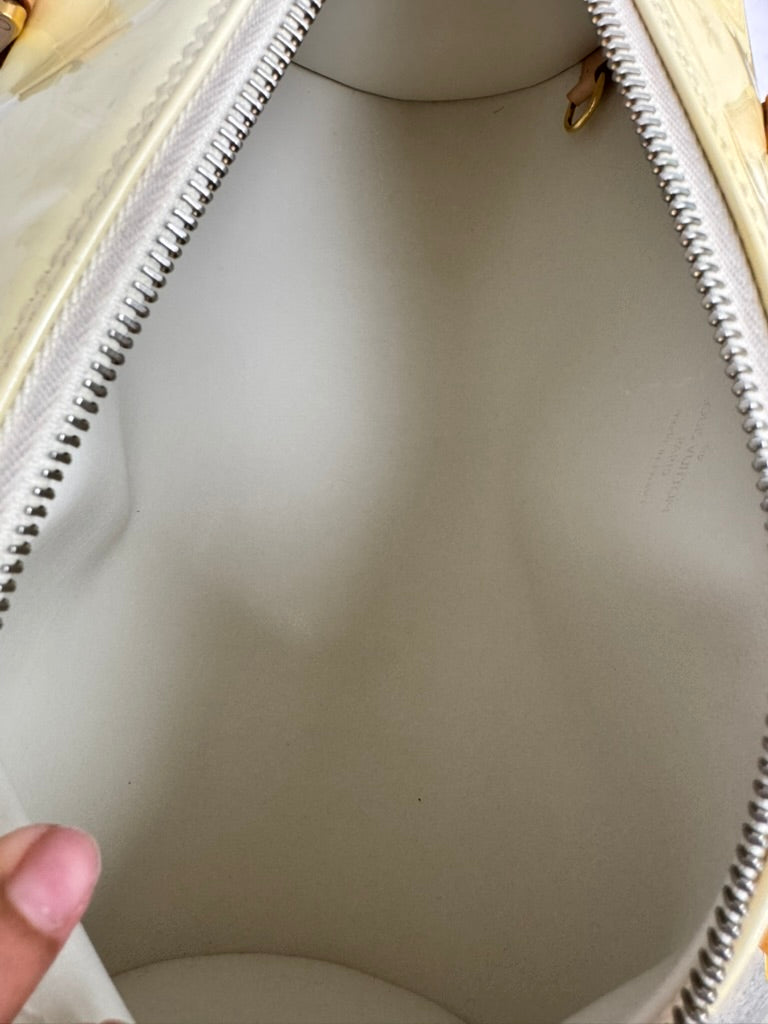 Louis Vuitton Yellow Monogram Vernis Bedford Bag