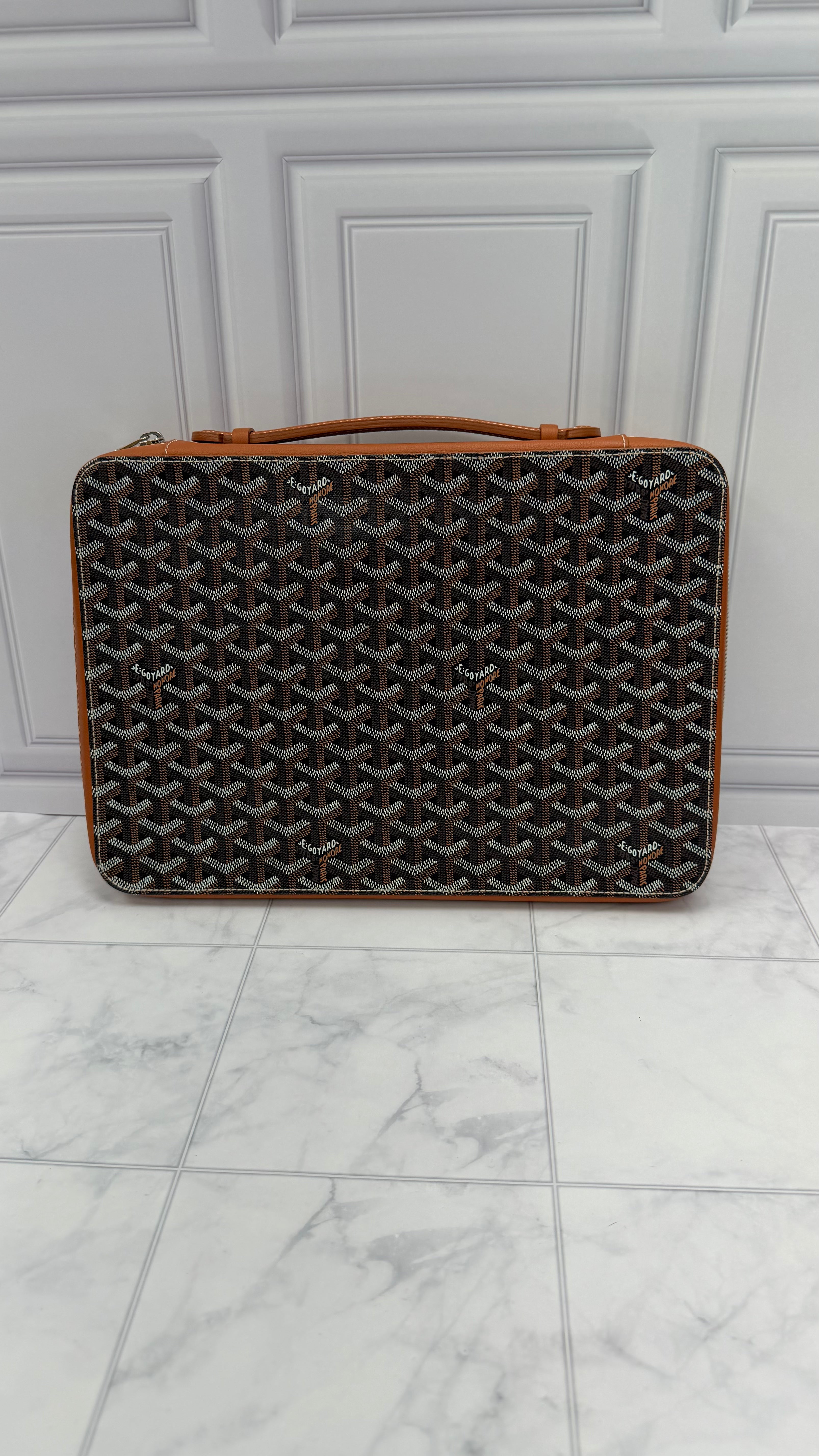 *DONS DROP* BRAND NEW - Goyard Black Goyardine Canvas Leather Companion Portfolio