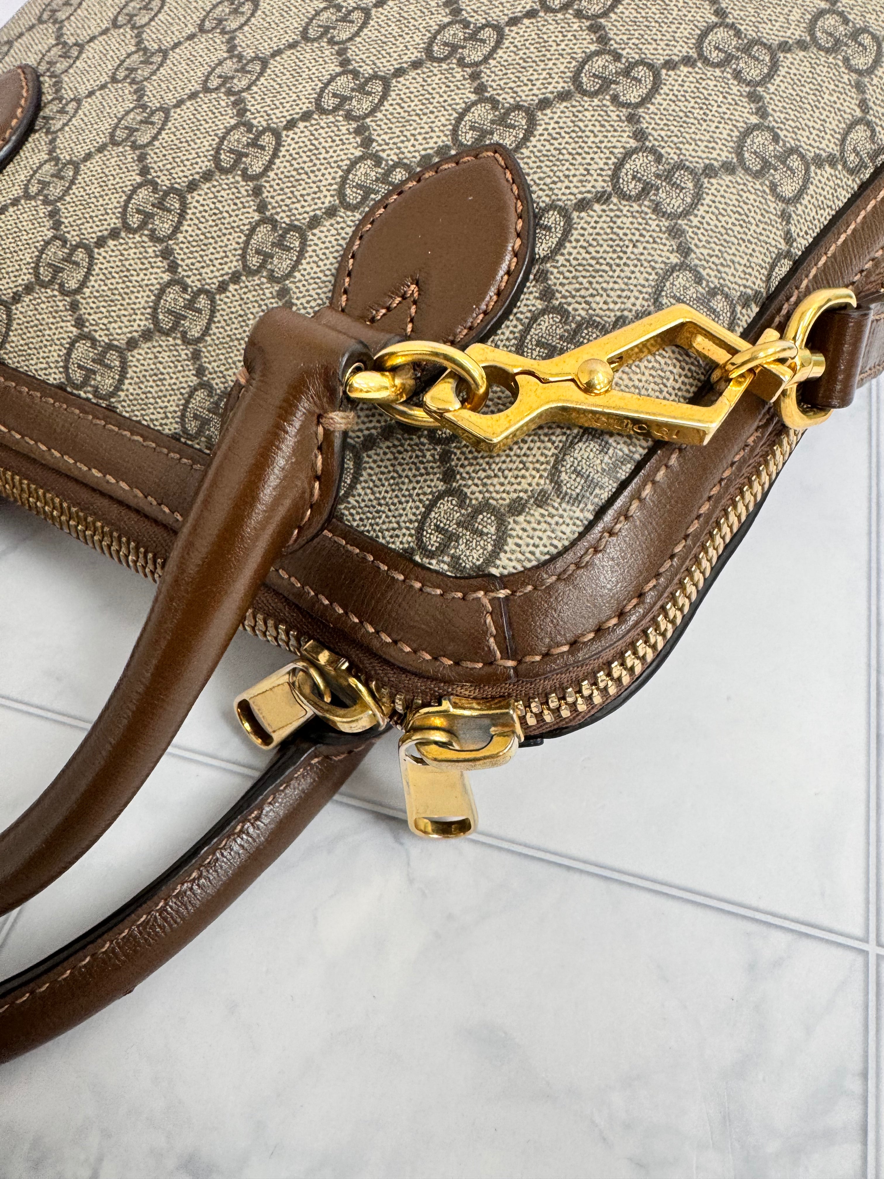 *DONS DROP* Gucci GG Supreme Horsebit 1955 Small Top Handle Bag