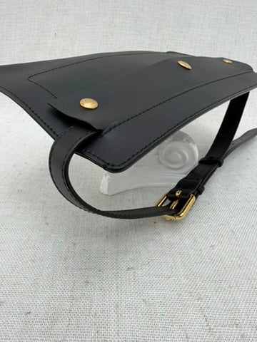 BRAND NEW- Burberry Black Leather Slim Belt Bag