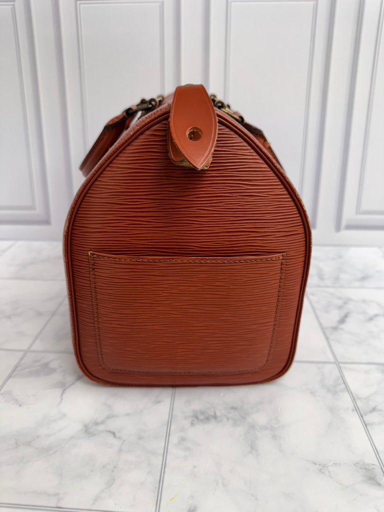 Louis Vuitton Brown Epi Leather Speedy 30