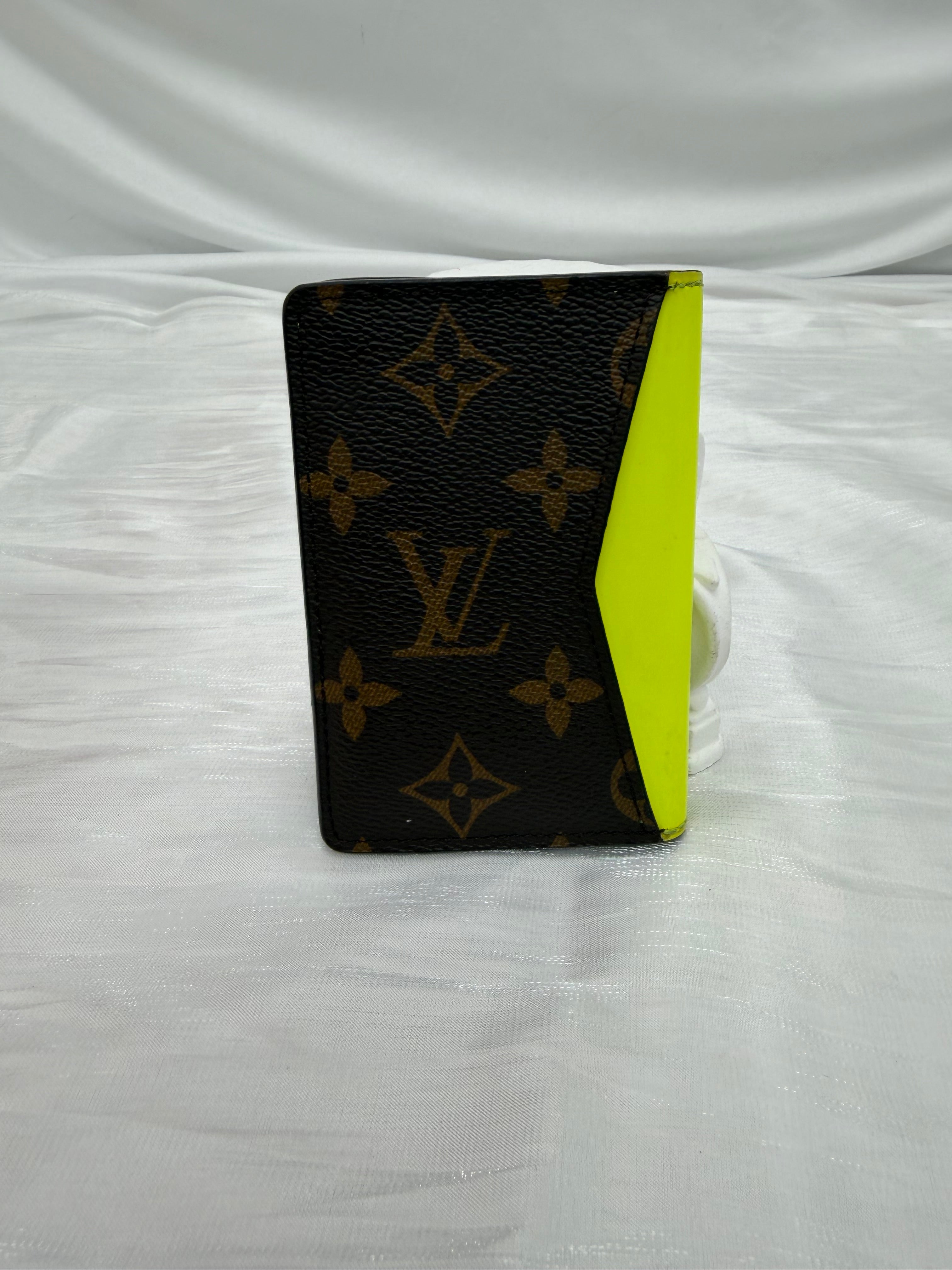 Louis Vuitton Monogram & Neon Trim Pocket Organizer