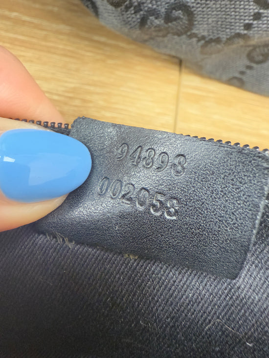 Gucci GG Black Canvas Tote Bag