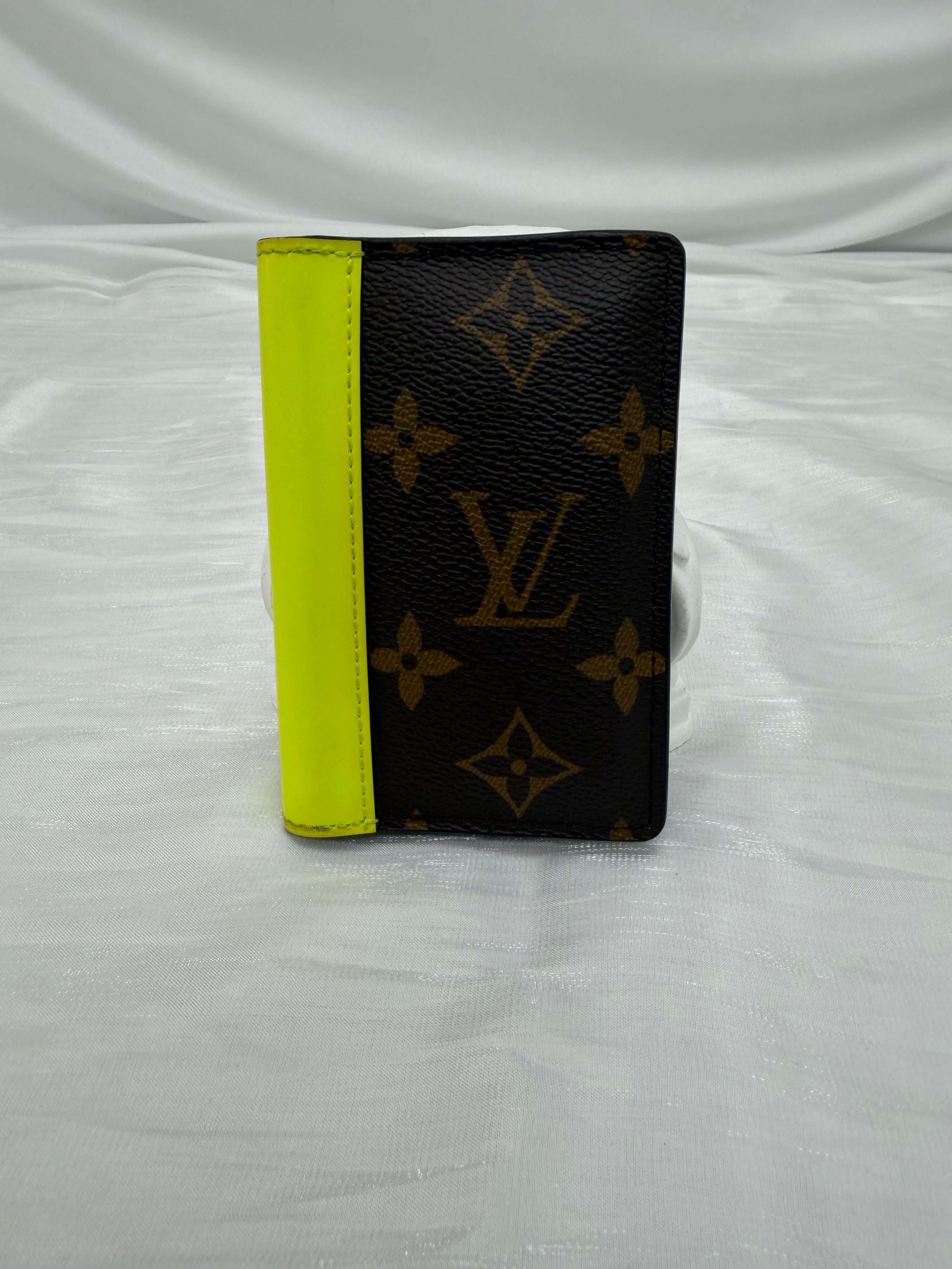 Louis Vuitton Monogram & Neon Trim Pocket Organizer
