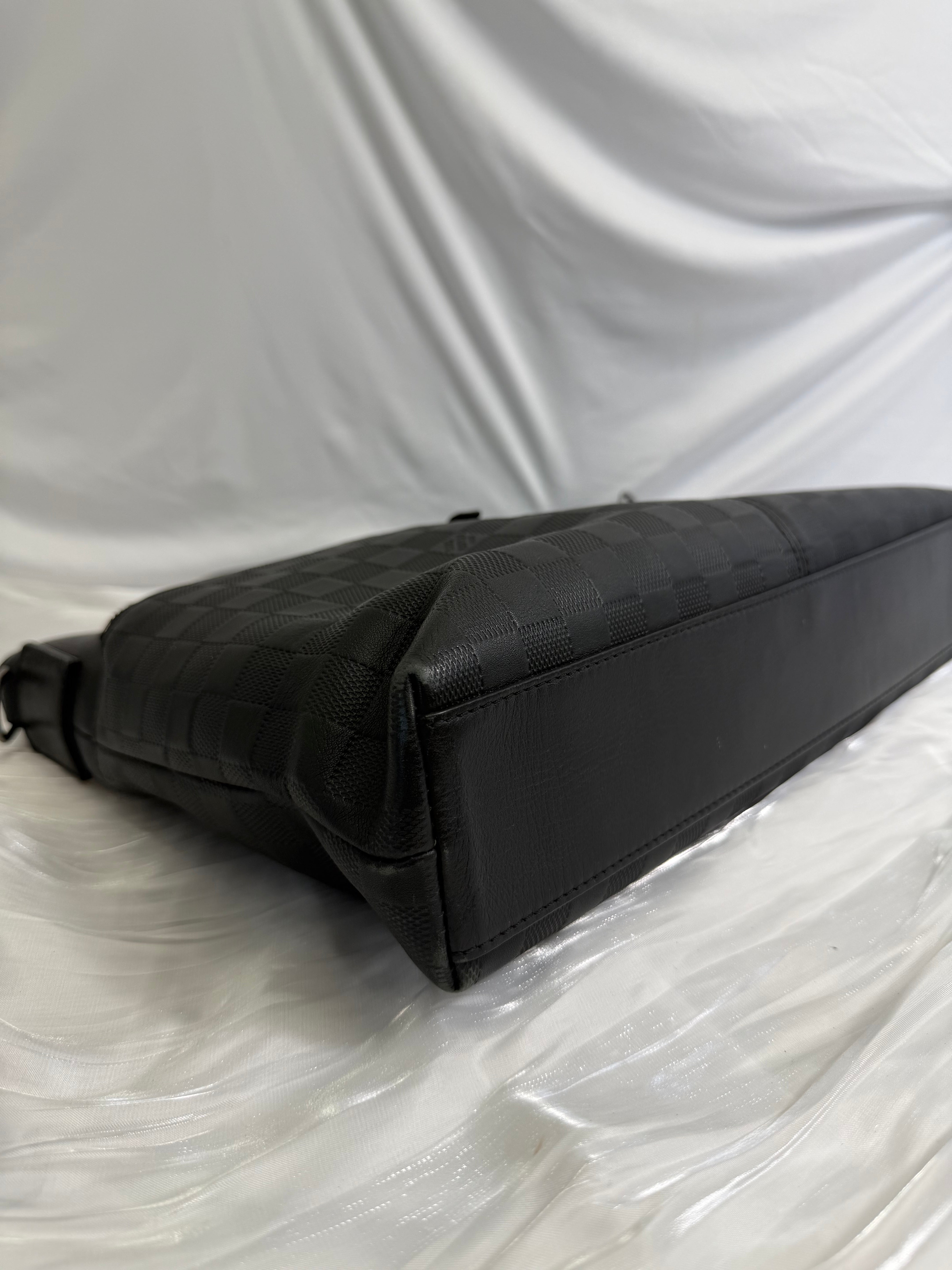Louis Vuitton Black Damier Infini Briefcase