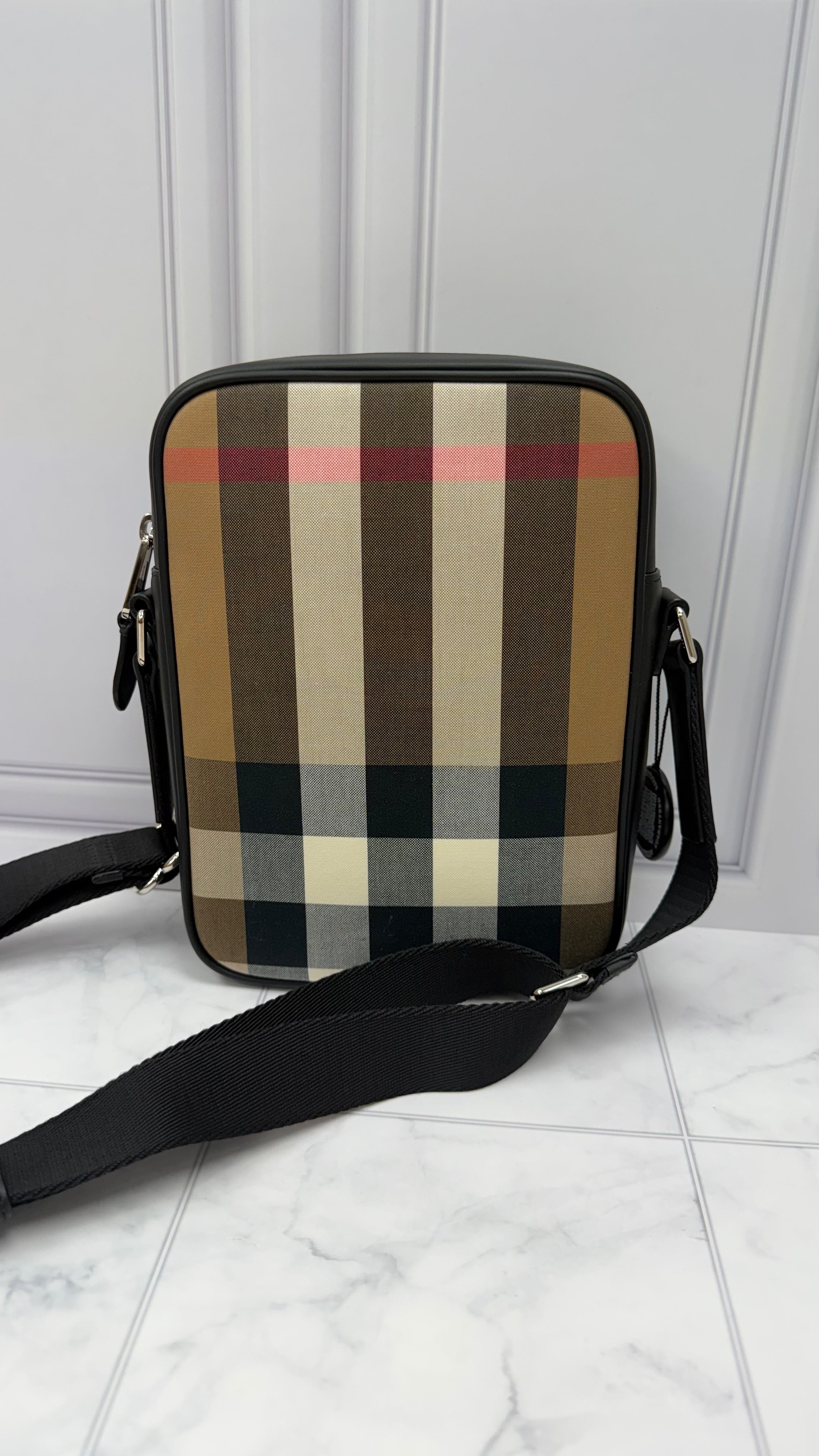 *DONS DROP* BRAND NEW Burberry Check Canvas & Leather Paddy Crossbody