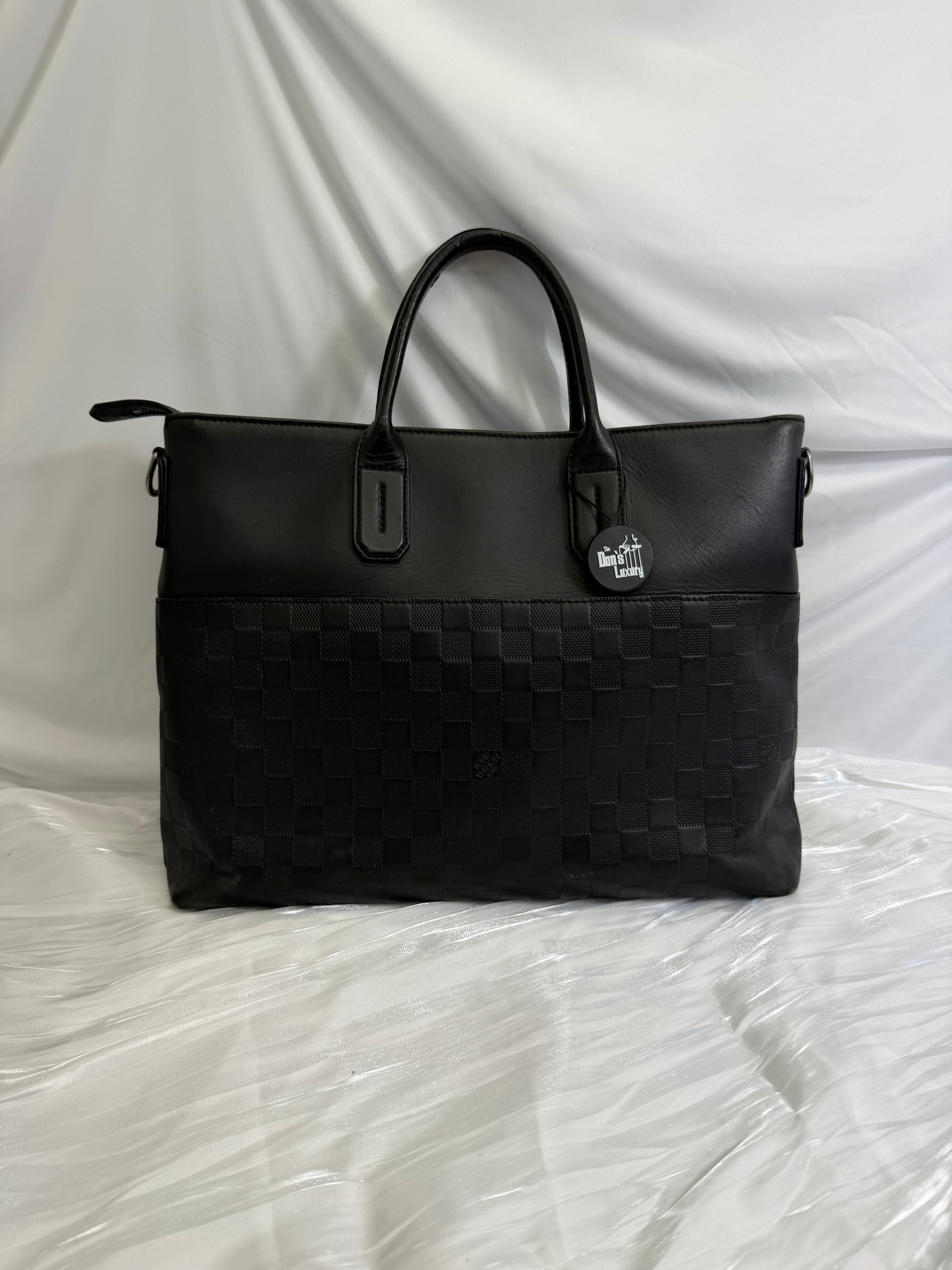Louis Vuitton Black Damier Infini Briefcase