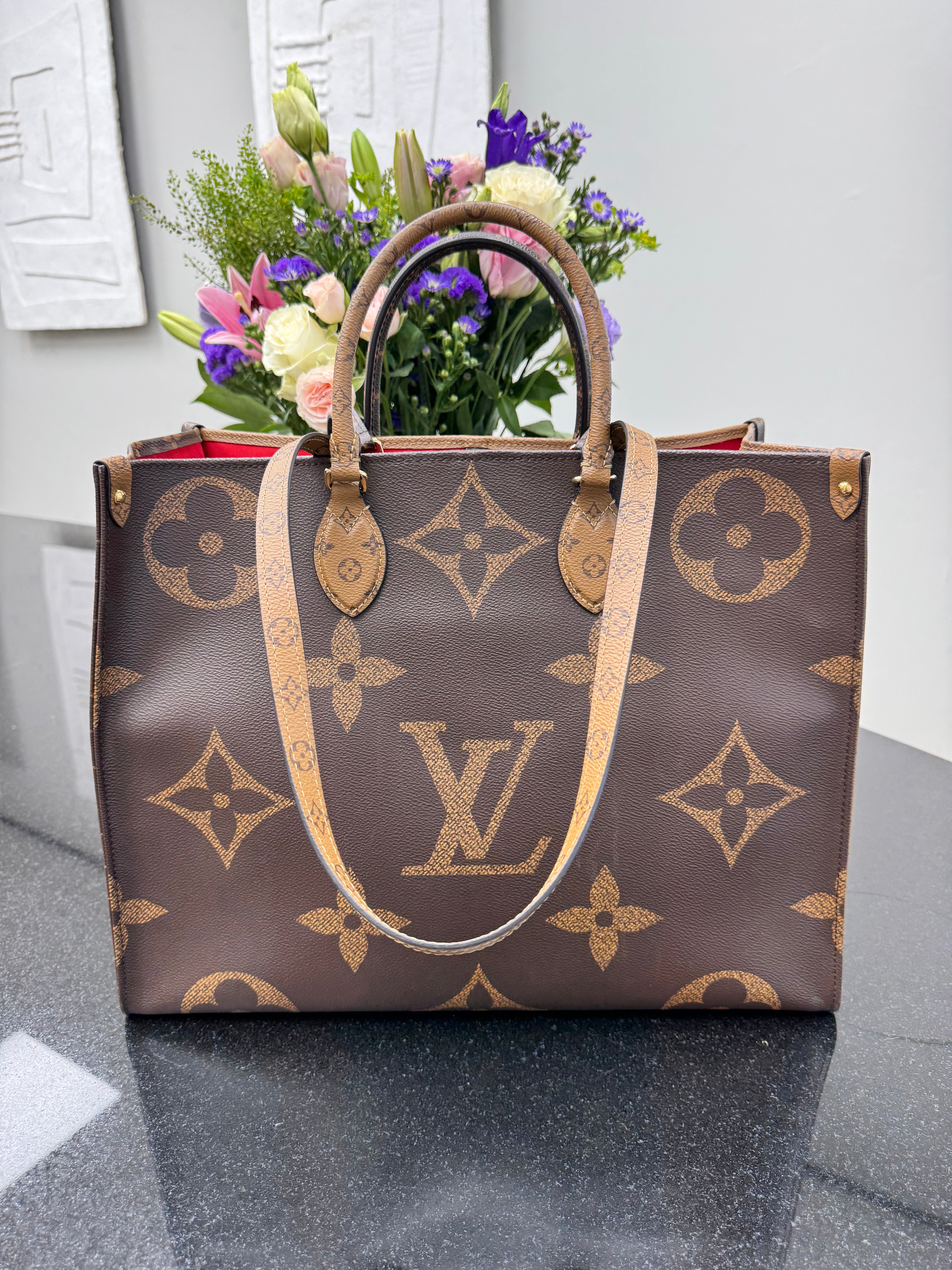 Louis Vuitton Monogram Giant On The Go Tote GM