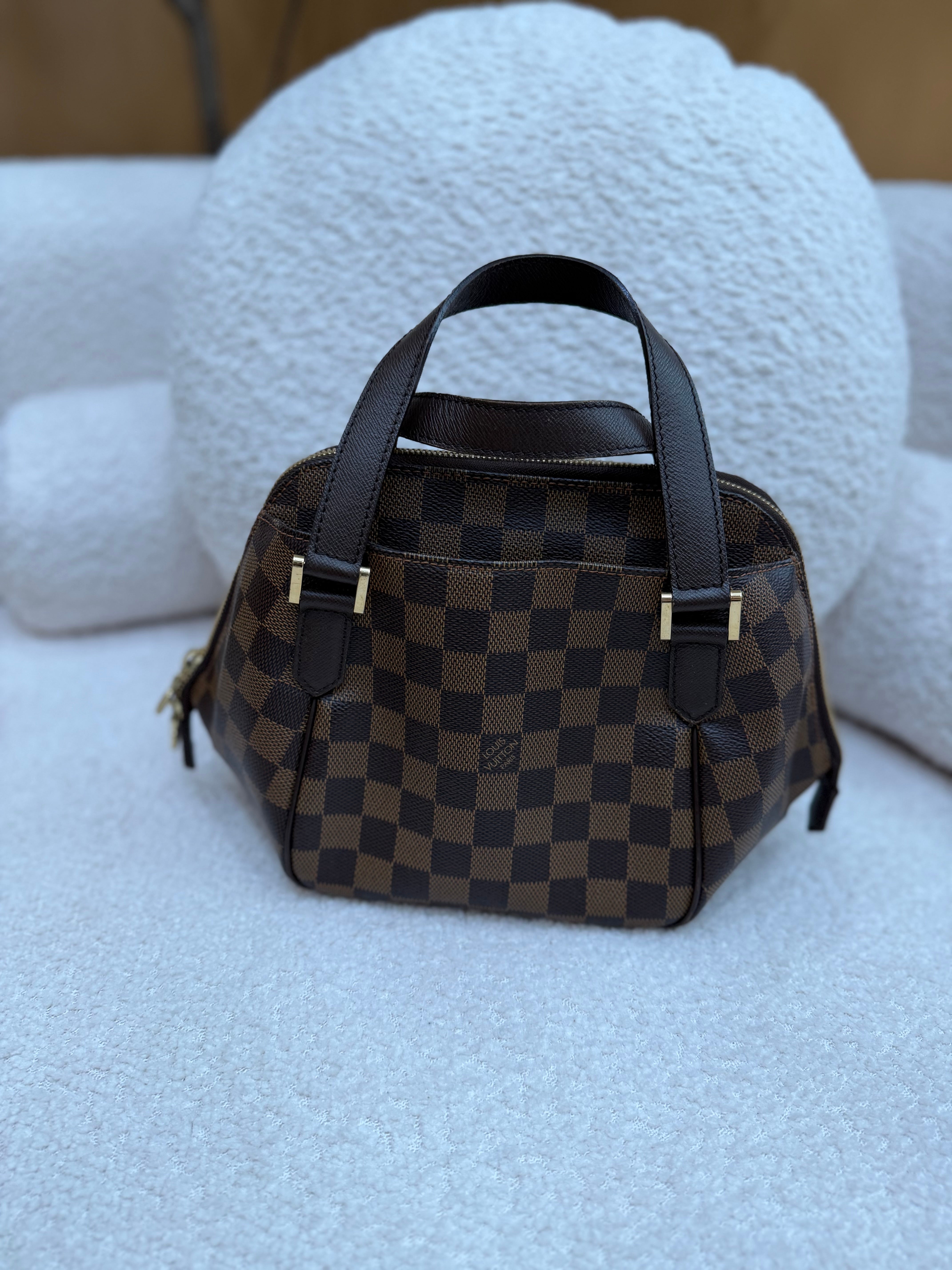 Louis Vuitton Damier Ebene Belem PM Handbag