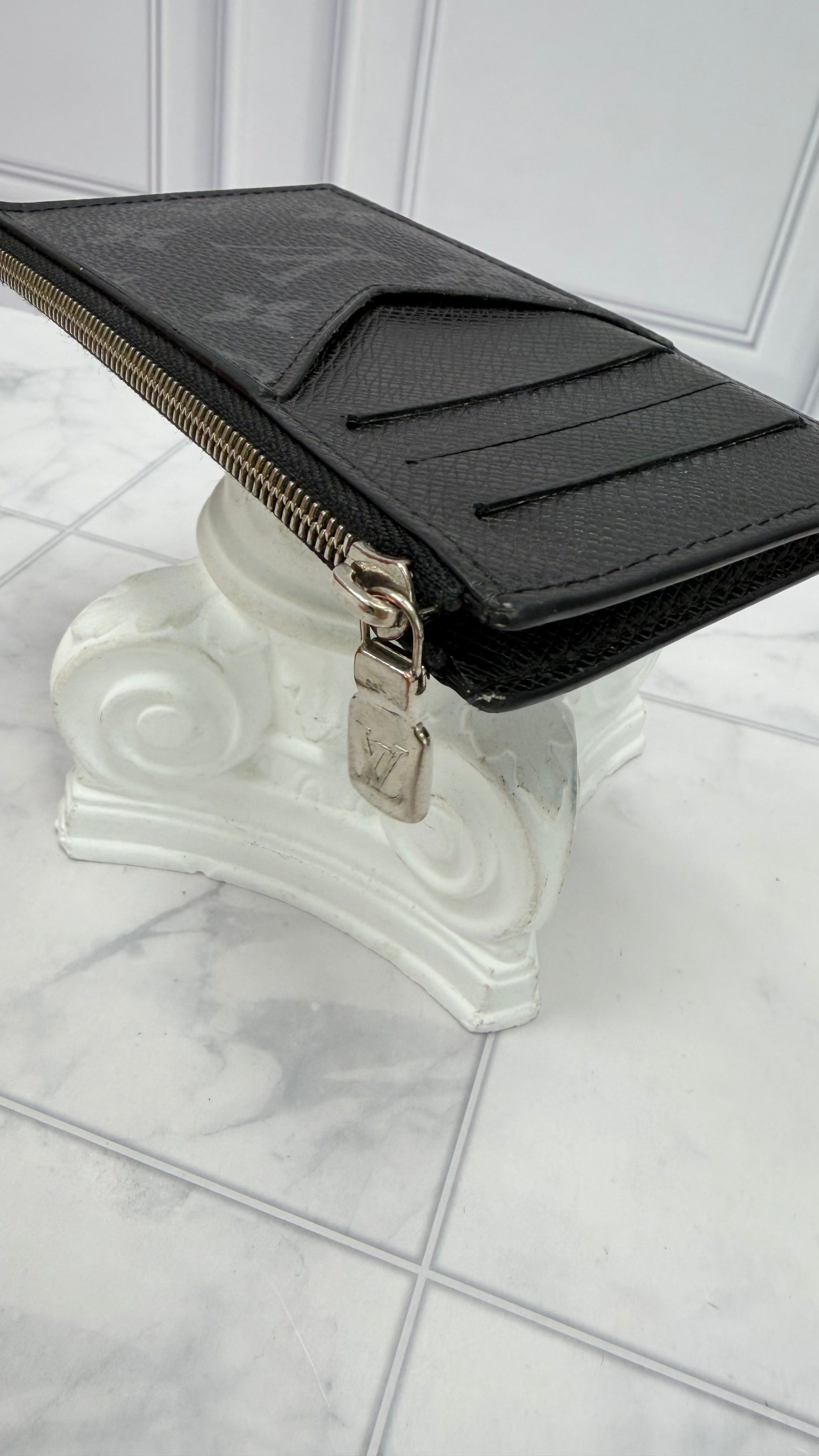 Louis Vuitton Monogram Eclipse Coin Card Case