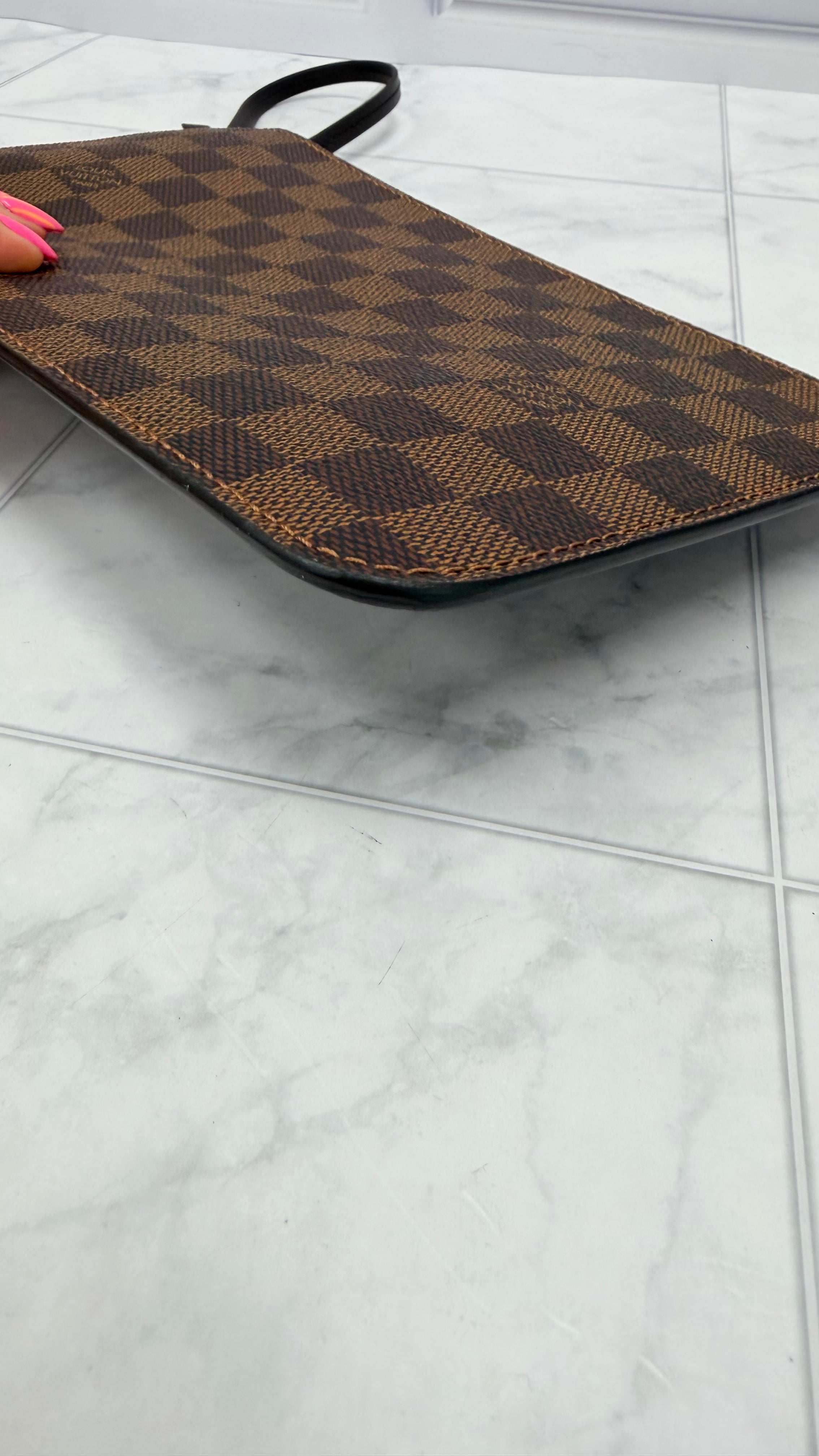 Louis Vuitton Damier Ebene Ballerine Neverfull MM Pouch