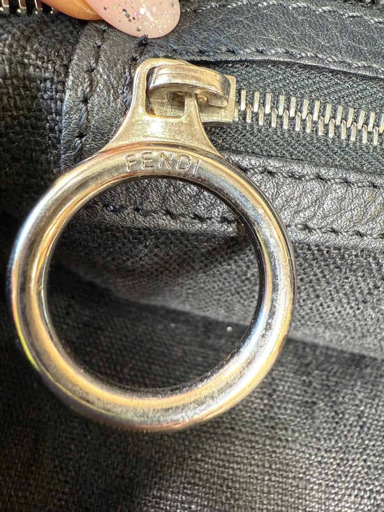 Fendi Black Devil Trapezio Bag