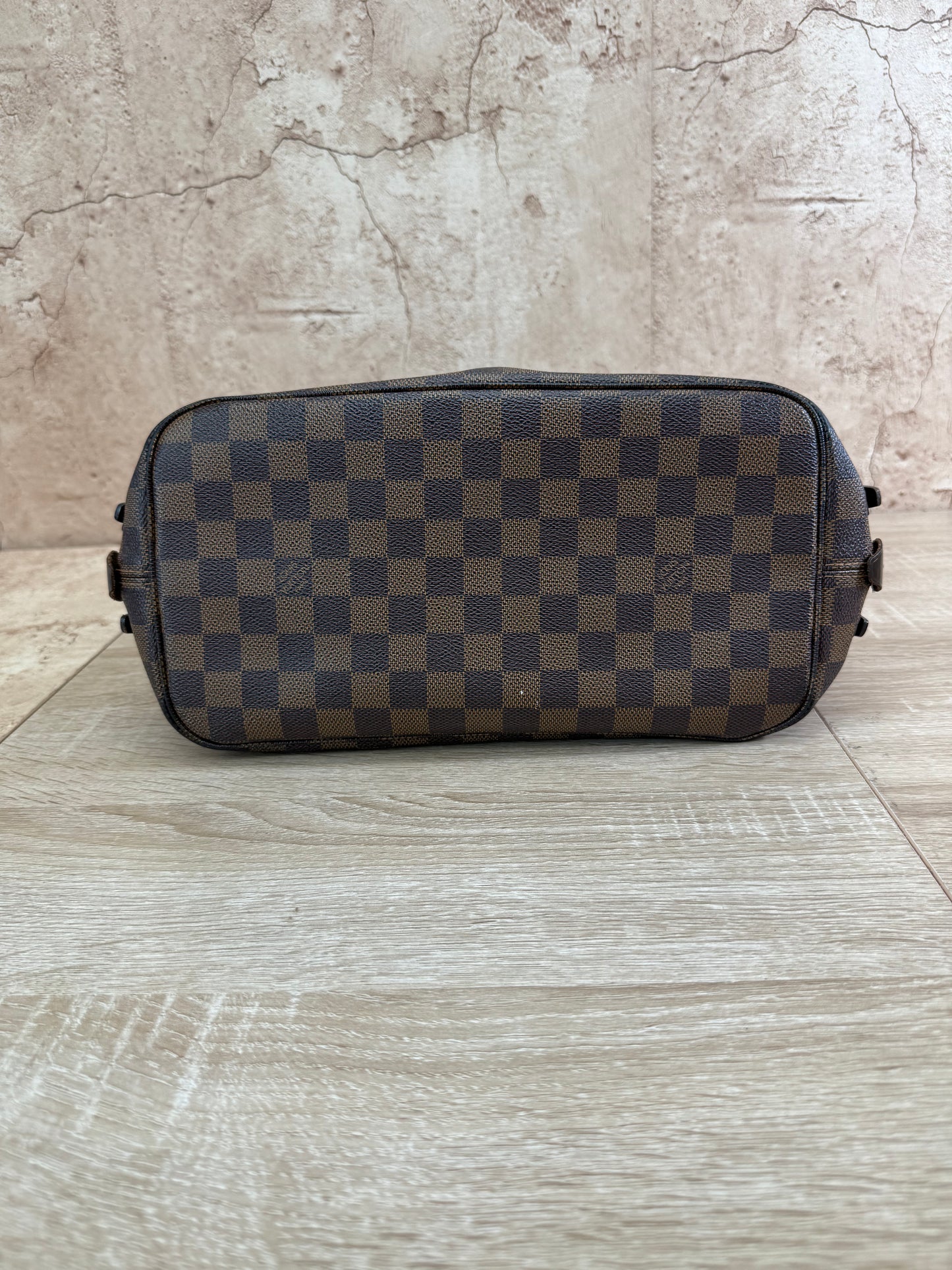 Louis Vuitton Damier Ebene Cabas Rivington Hobo Bag