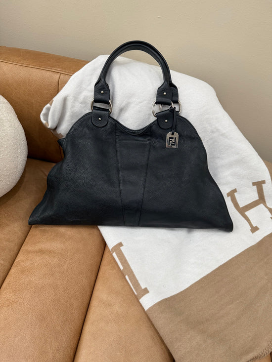 Fendi Black Devil Trapezio Bag