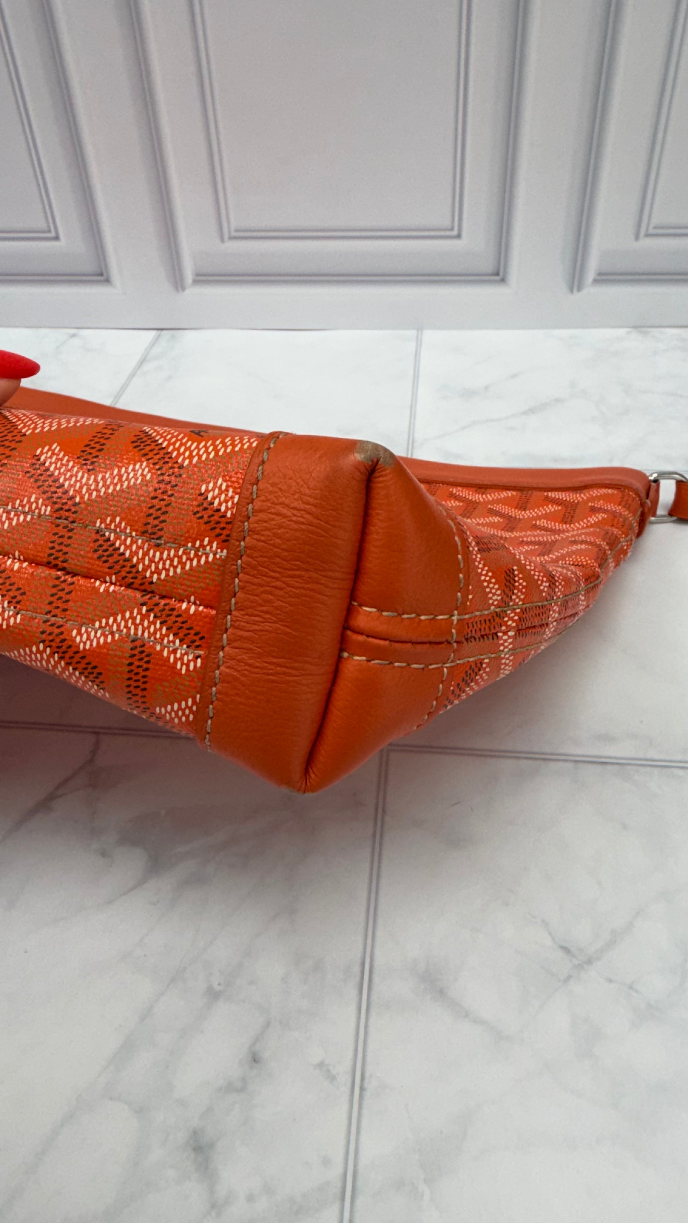 *DONS DROP* Goyard Orange Goyardine Canvas Pouch