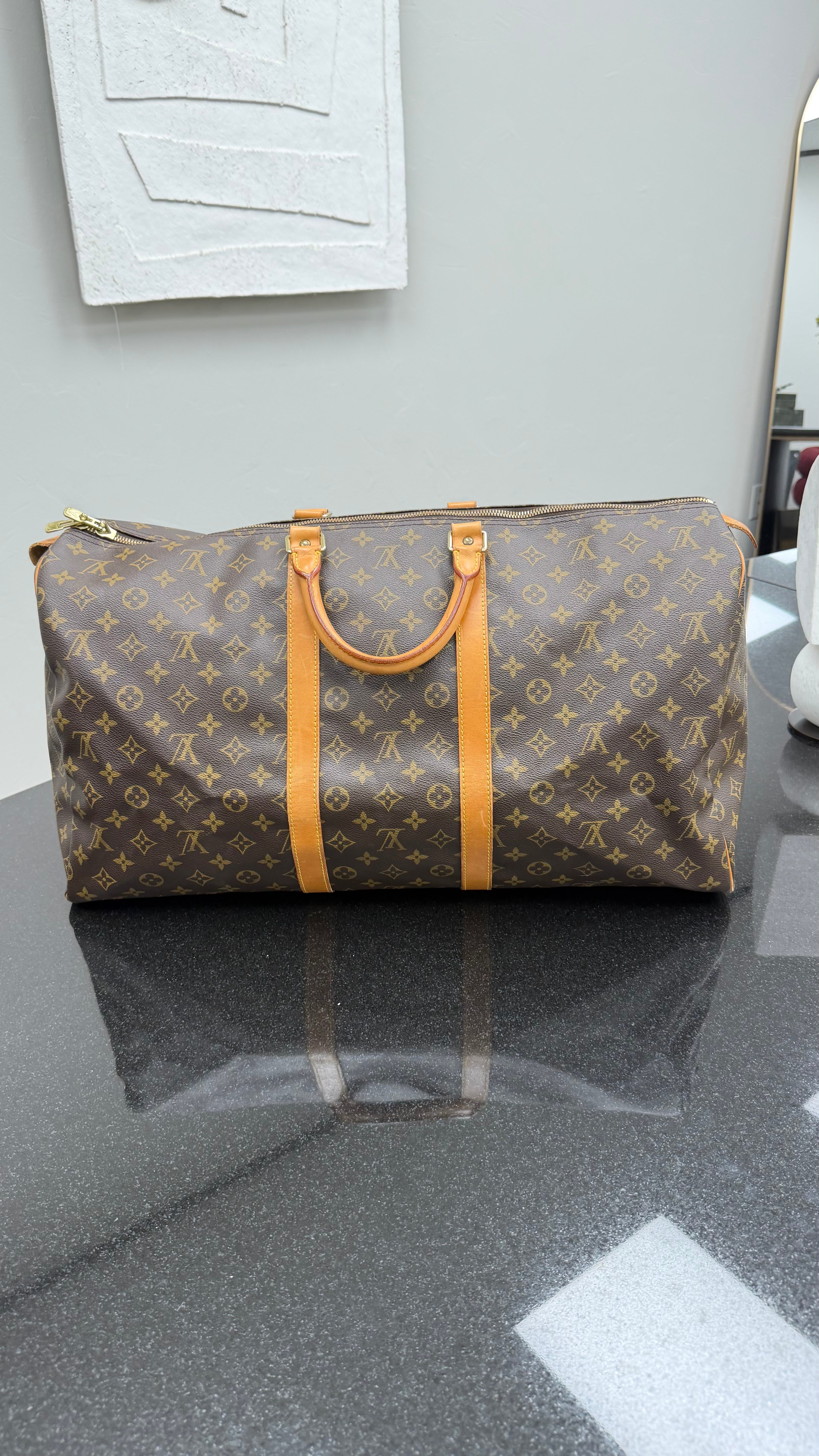 Louis Vuitton Monogram Keepall 55