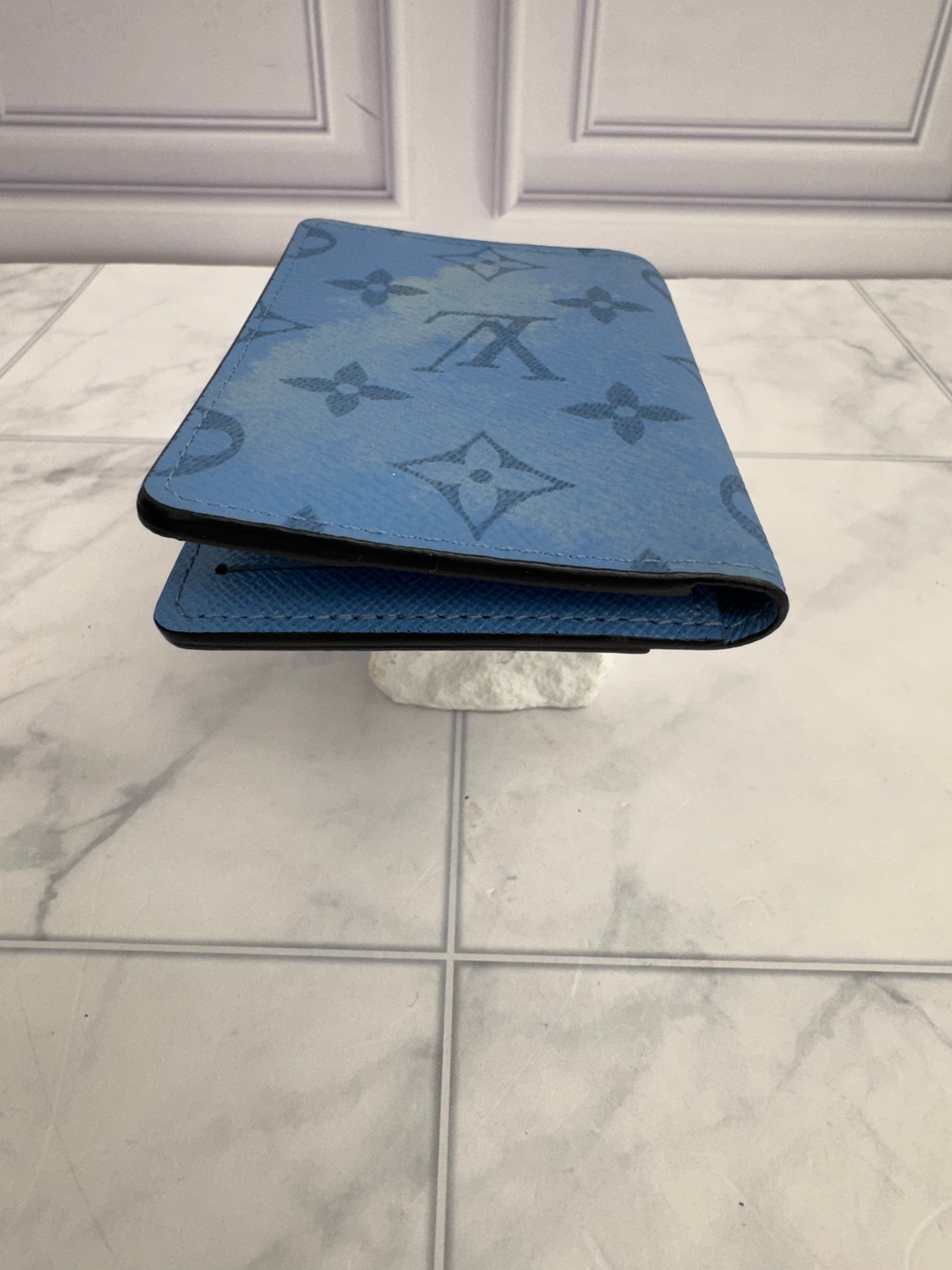 Louis Vuitton Blue Monogram Taigarama Pocket Organizer