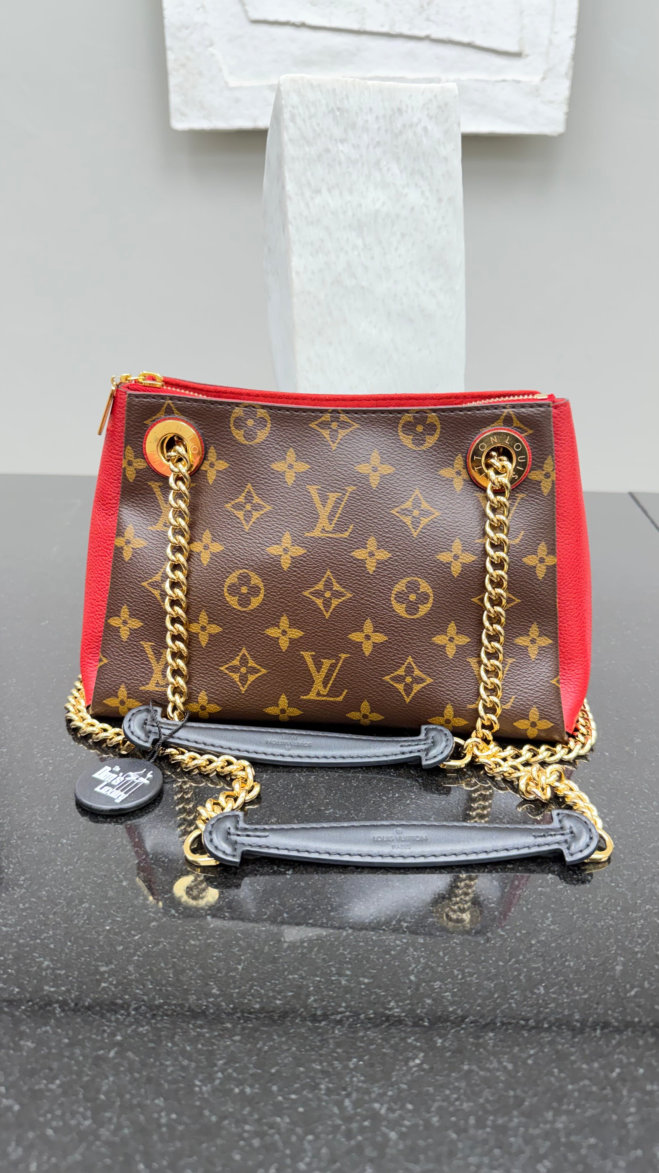 *DONS DROP* Louis Vuitton Monogram & Red Surene BB Shoulder Bag