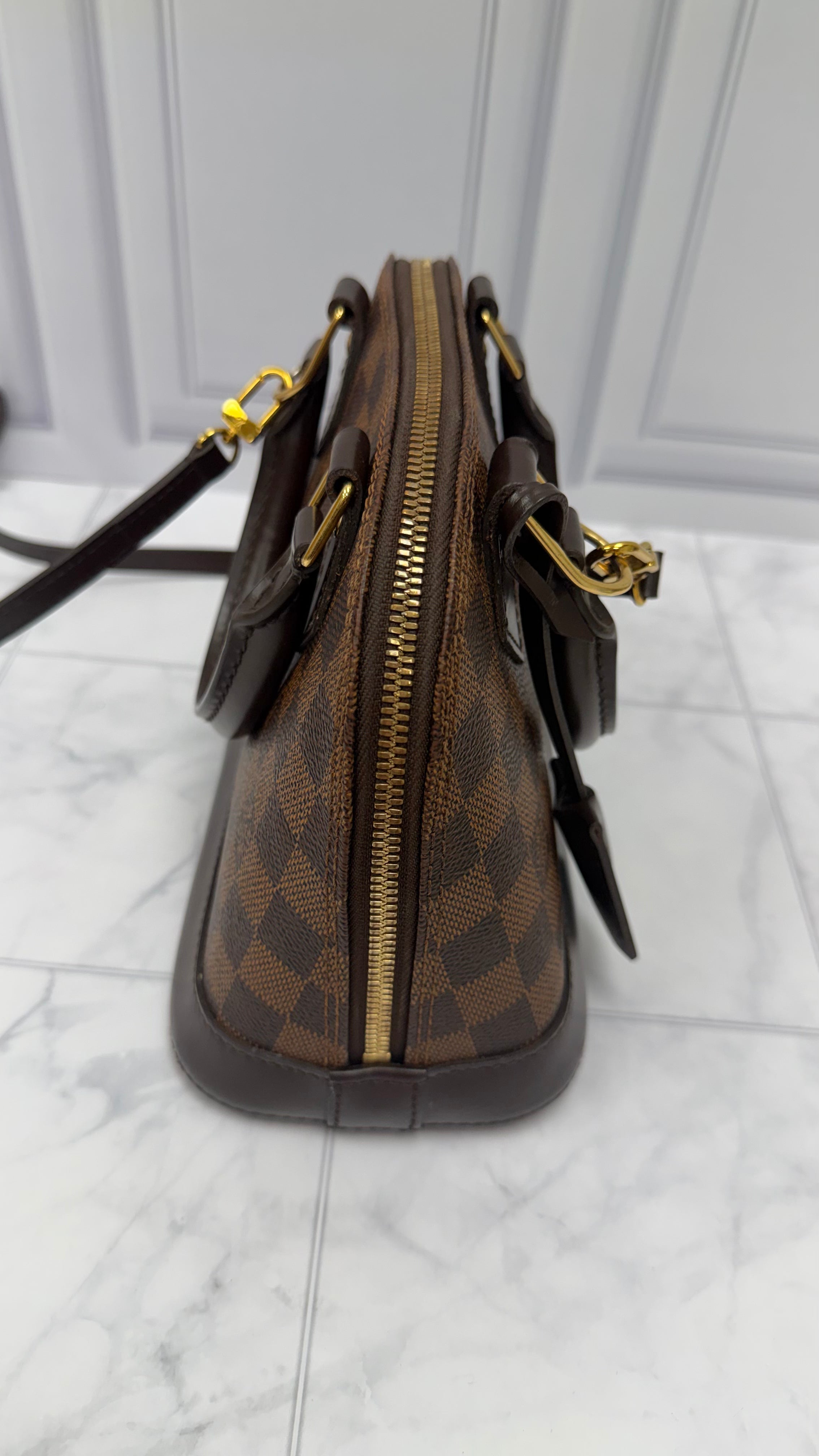 *DONS DROP* Louis Vuitton Damier Ebène Alma BB Handbag