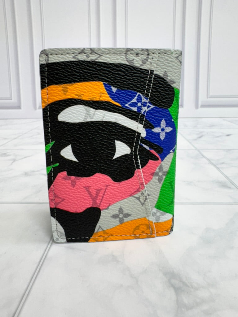 LIKE NEW - Louis Vuitton Multicolor Eye Motif Pocket Organizer