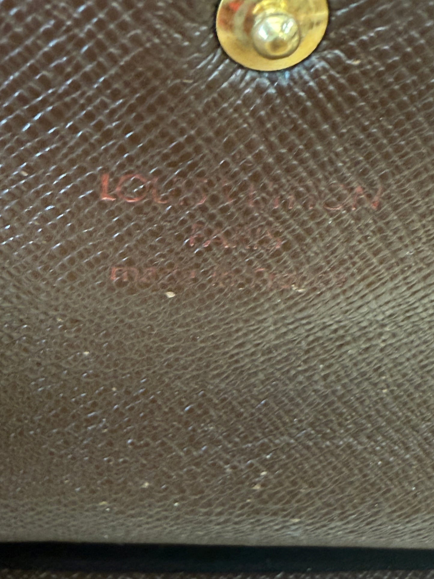 Louis Vuitton Damier Ebene Sarah Wallet
