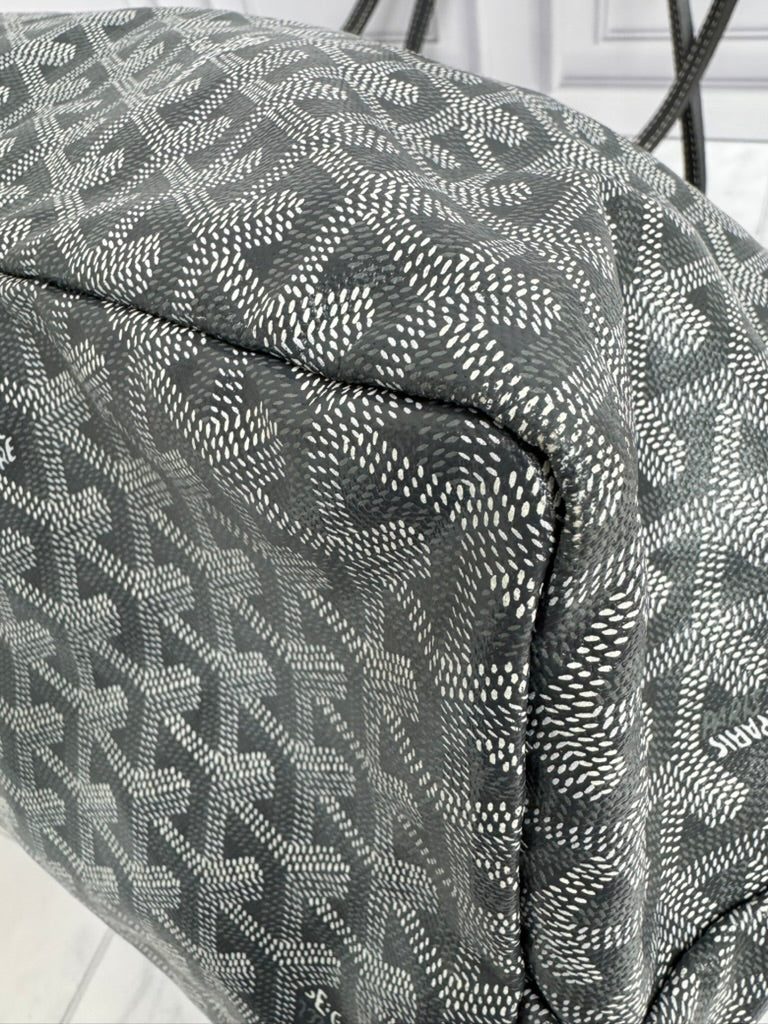 Goyard Grey Monogram Coated Canvas Saint Louis Tote GM